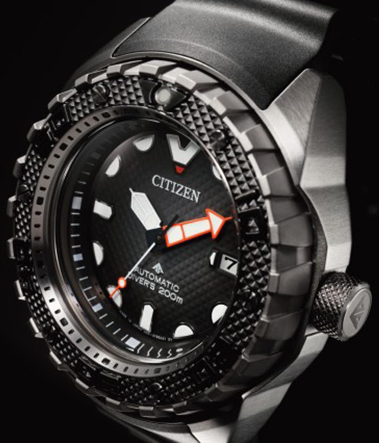 zegarek Citizen NB6004-08E automatyczny męski Promaster PROMASTER AUTOMATIC DIVER 200m - miniatura 6