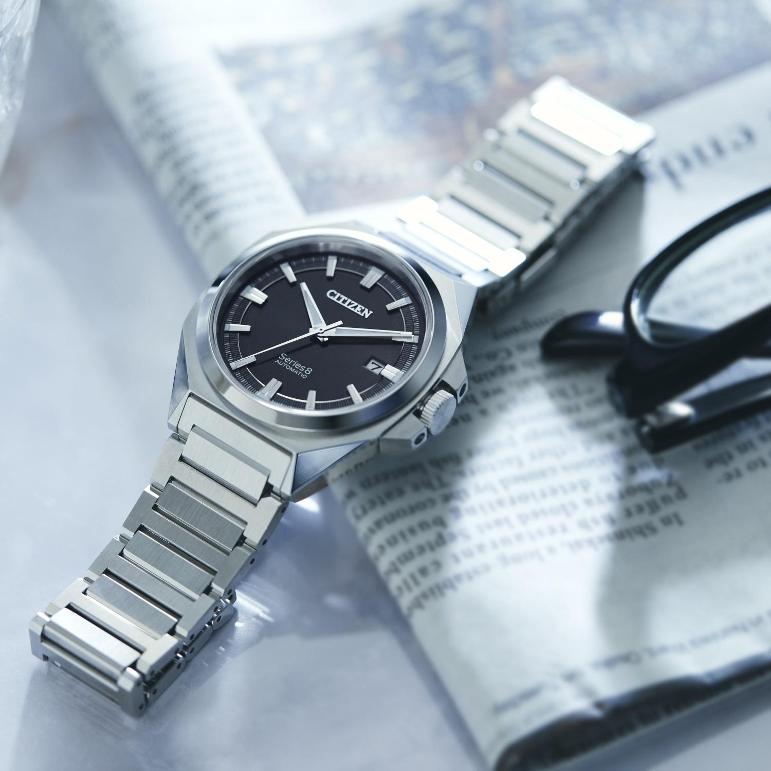 zegarek Citizen NB6010-81E automatyczny męski Series 8 SERIES 8 AUTOMATIC - miniatura 6
