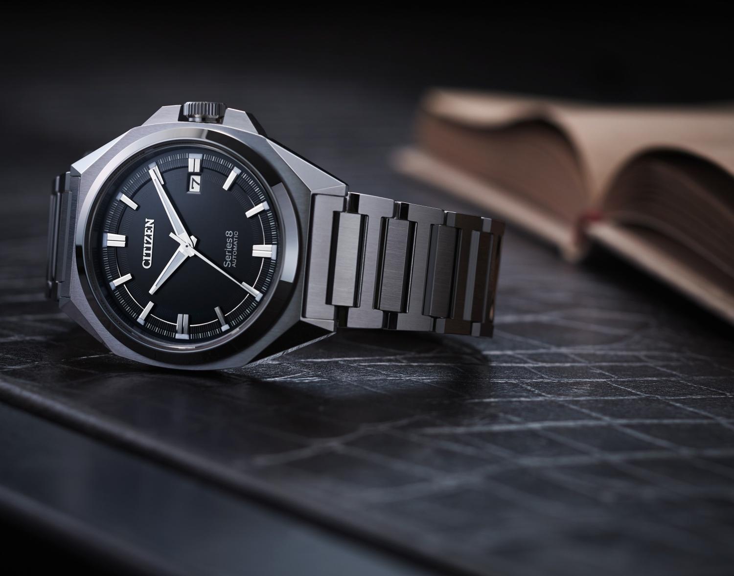 zegarek Citizen NB6010-81E srebrny Series 8 - miniatura 7