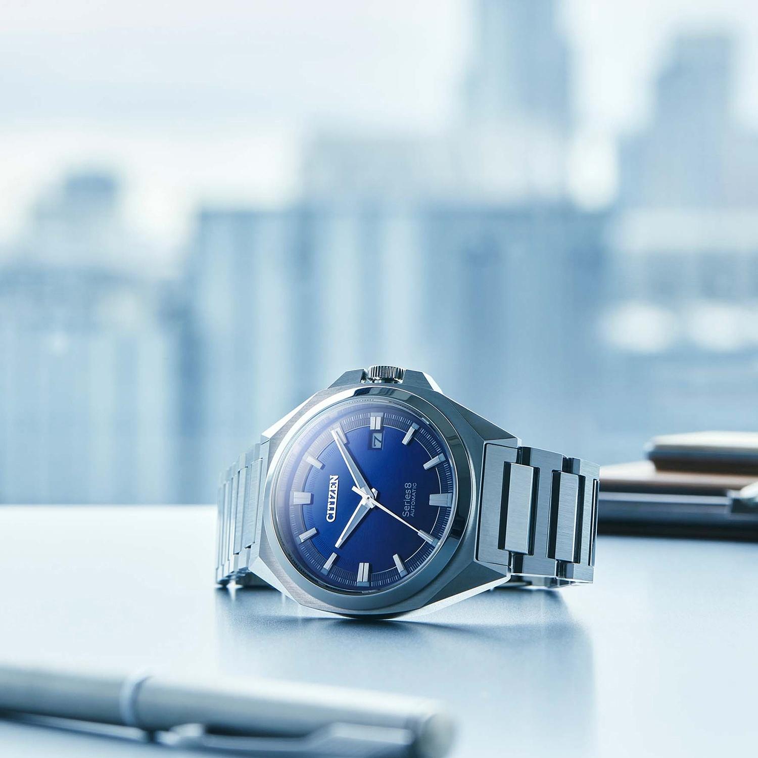 zegarek Citizen NB6010-81L Series 8 szafirowe - miniatura 11