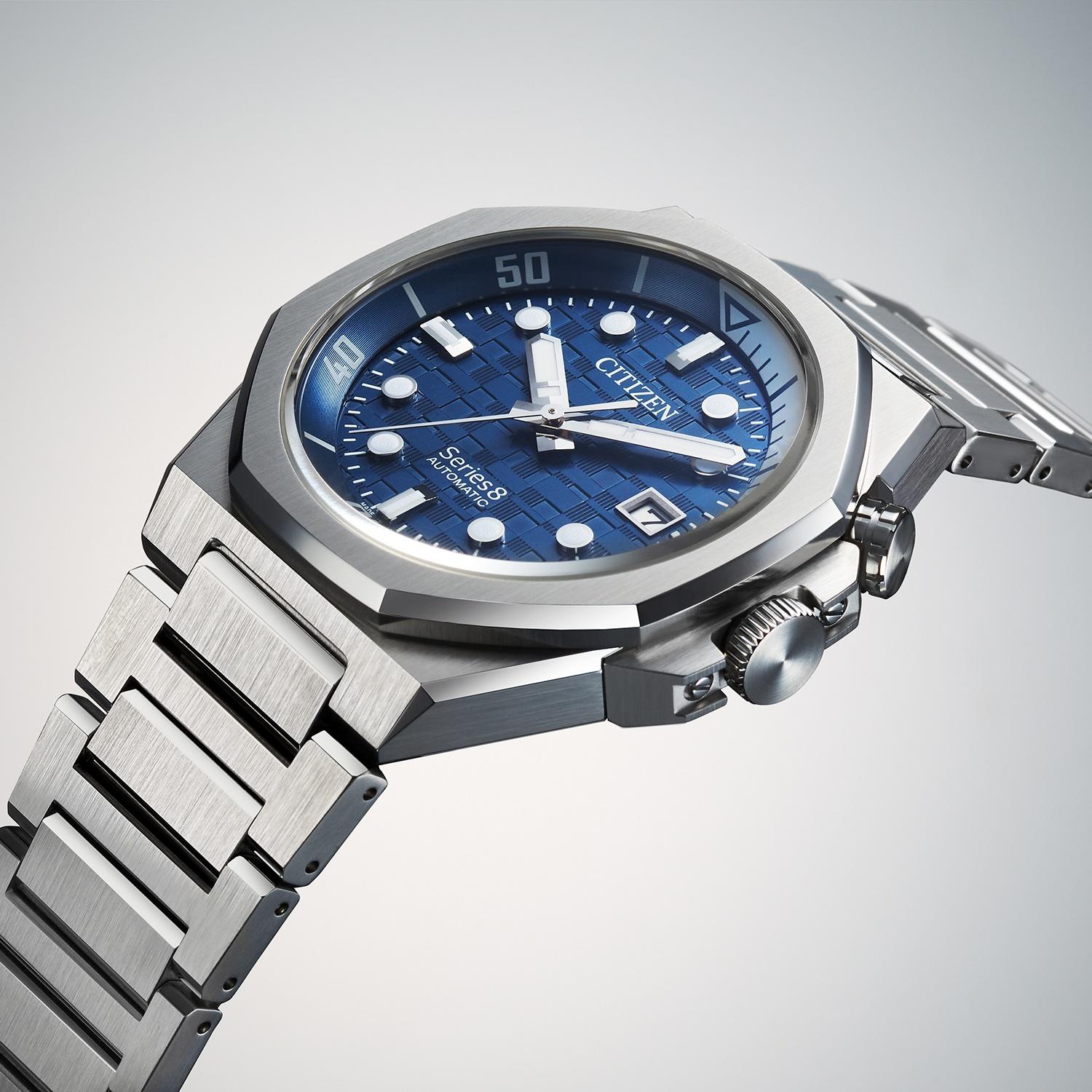 zegarek Citizen NB6060-58L Series 8 890 Series 8 szafirowe - miniatura 11