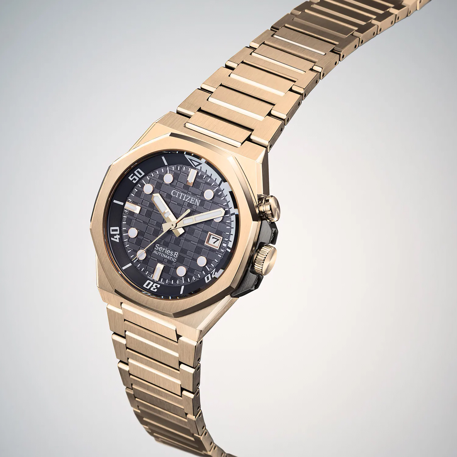 zegarek Citizen NB6069-53H różowe złoto Series 8 - miniatura 6
