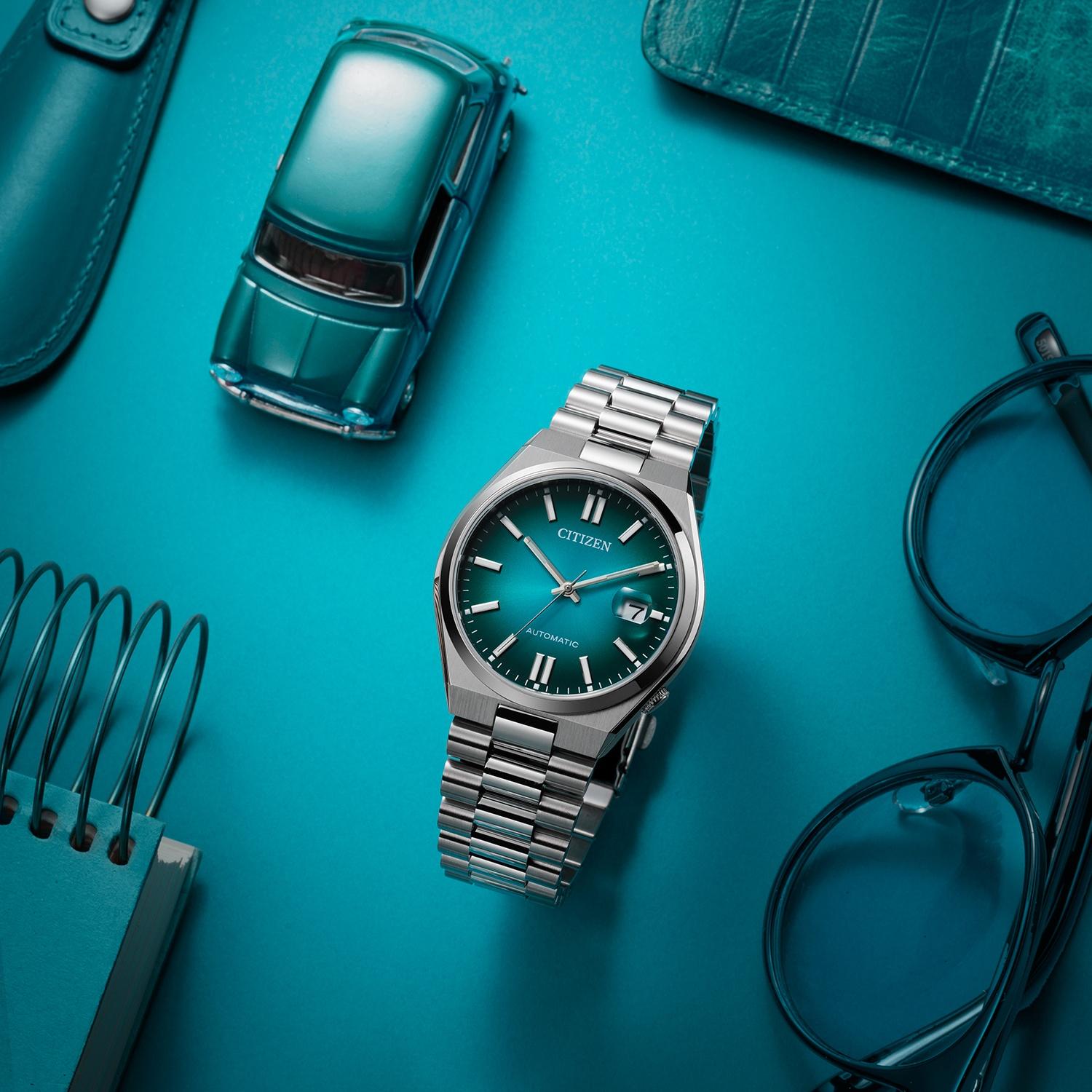zegarek Citizen NJ0151-88X automatyczny męski Automat Tsuyosa Blue Gradient Automatic Classic Sapphire
