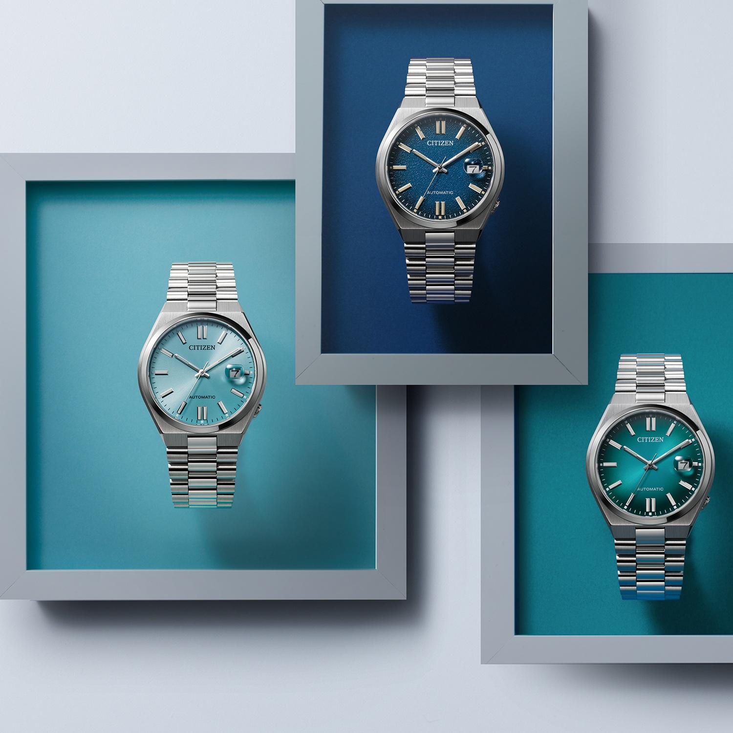 zegarek Citizen NJ0151-88X Tsuyosa Blue Gradient Automatic Classic Sapphire Automat szafirowe