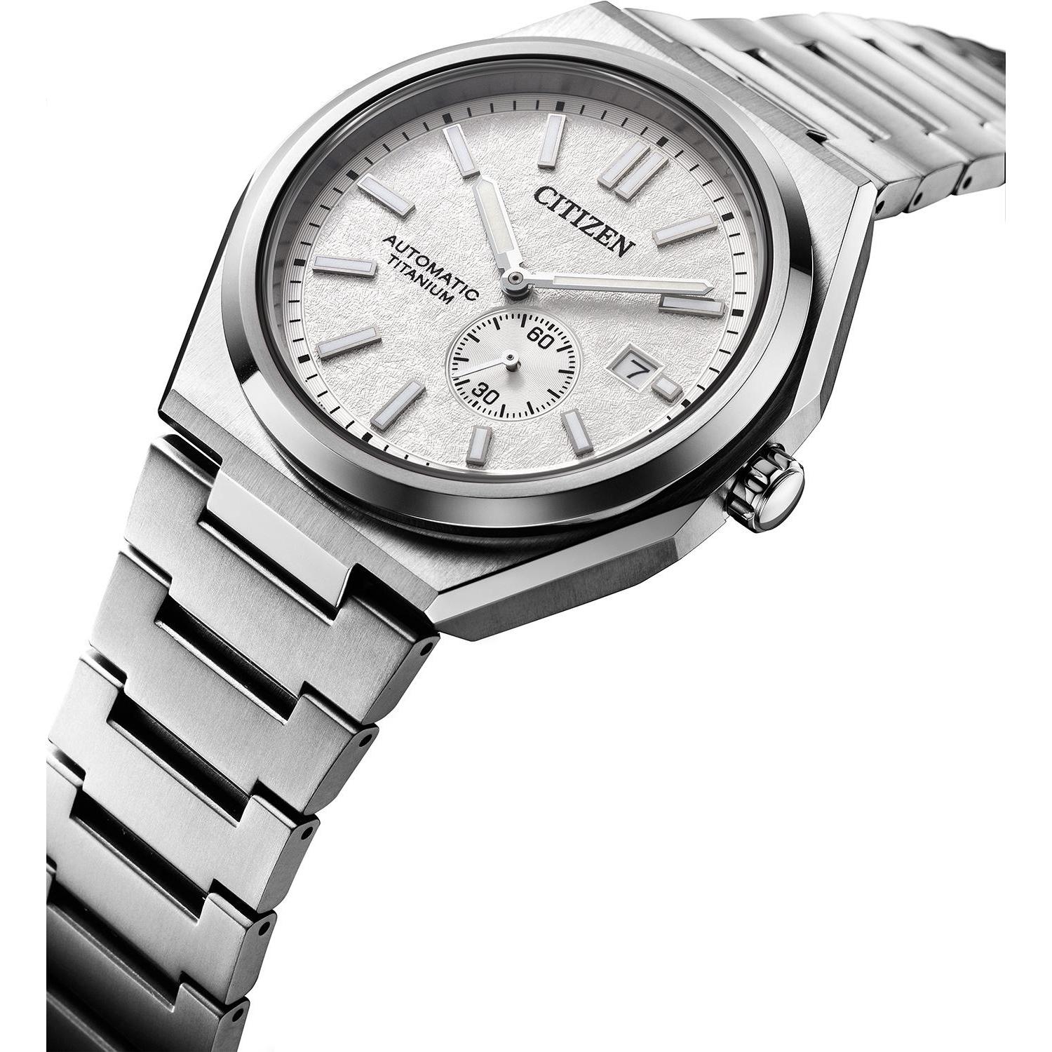 zegarek Citizen NJ0180-80A automatyczny męski Automat Automatic Titanium - miniatura 5