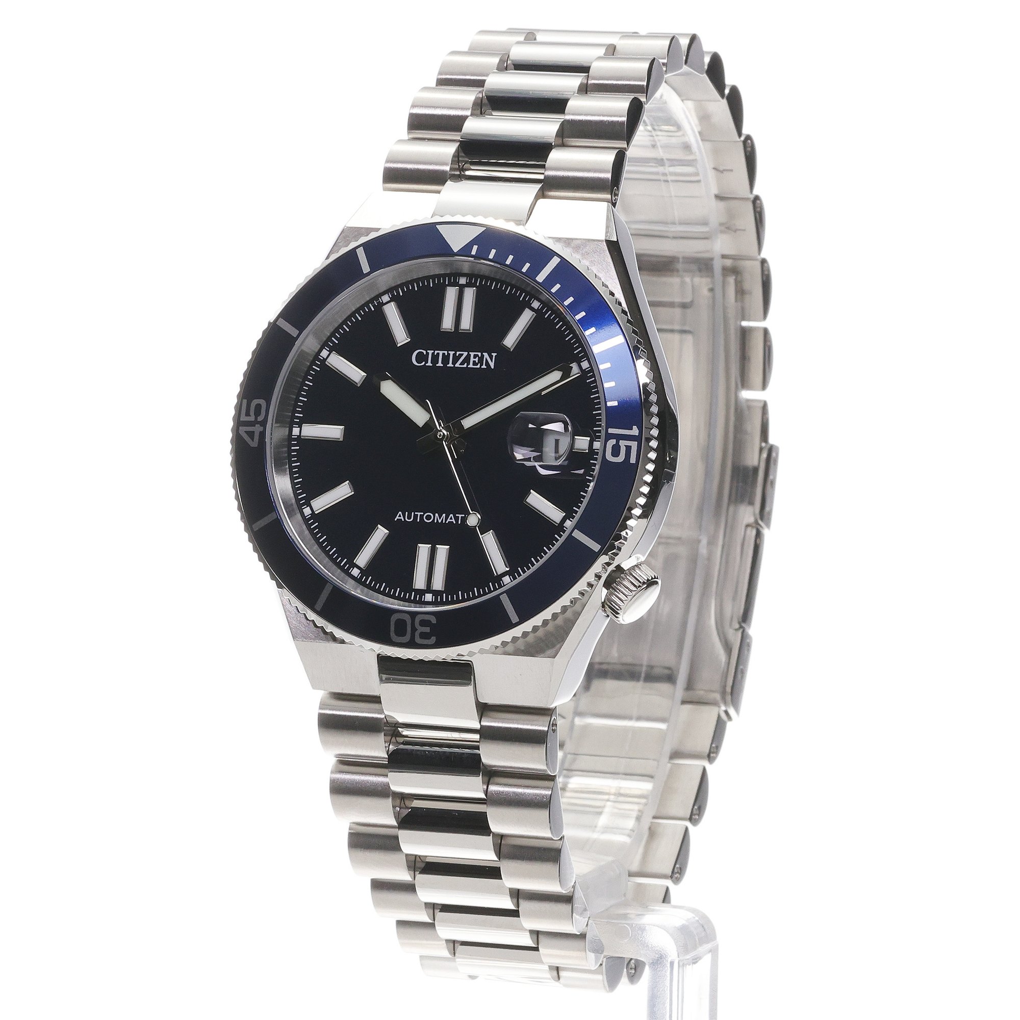 zegarek Citizen NJ0230-59L Tsuyosa Shore Automatic Męskie szafirowe - miniatura 2
