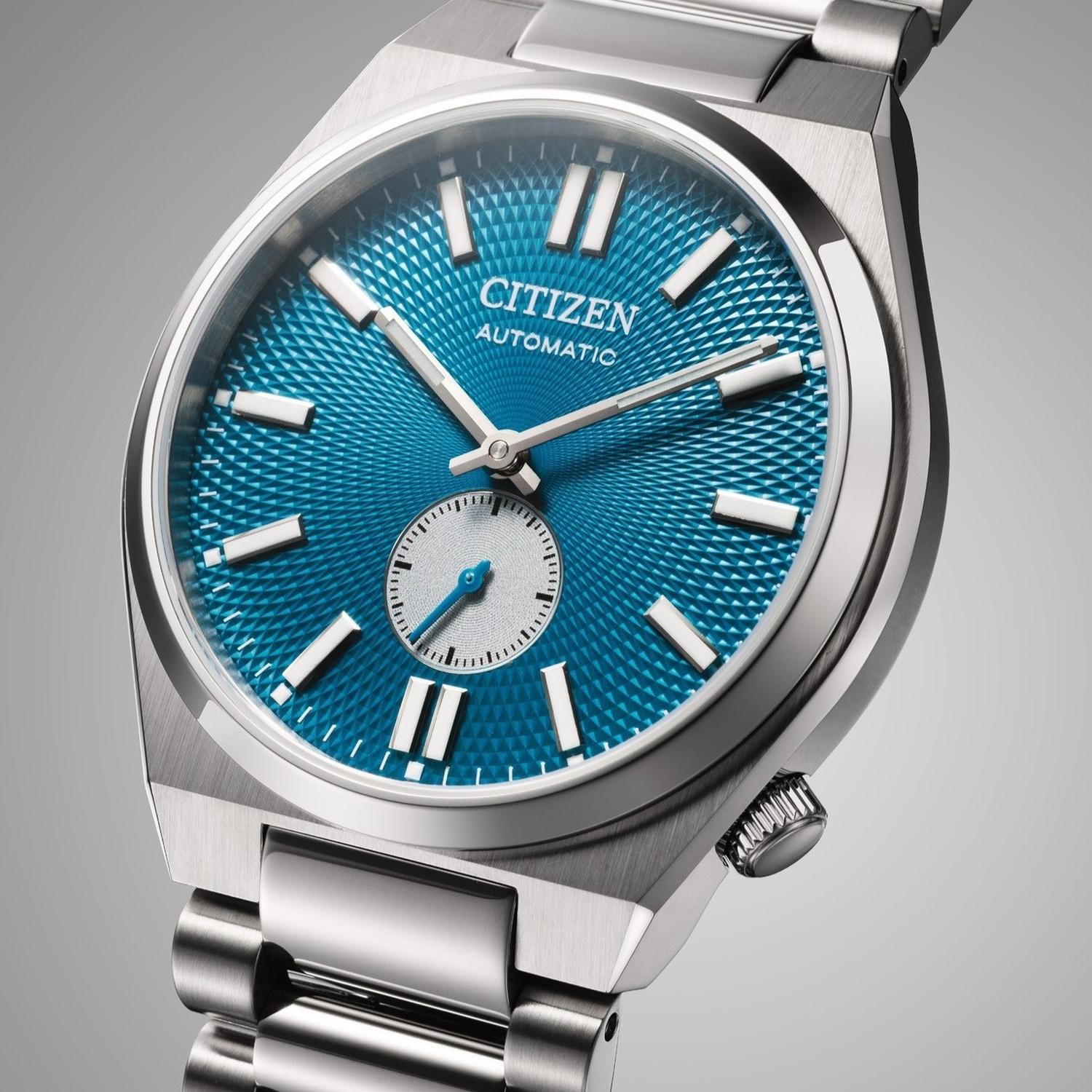 zegarek Citizen NK5010-51L automatyczny męski Automat Tsuyosa Blue Automatic Small Second Classic Sapphire - miniatura 6