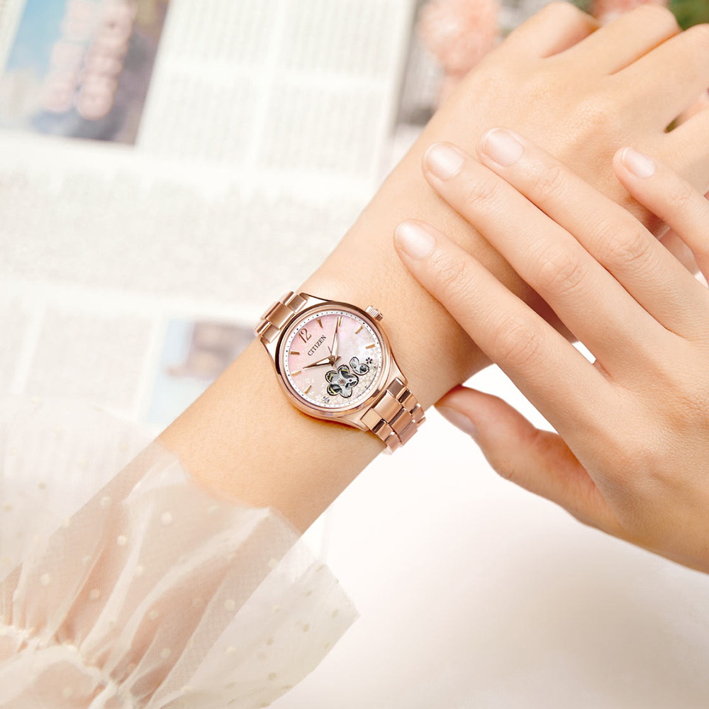 zegarek Citizen PC1017-61Y automatyczny Lady Mechanical Open Heart - miniatura 6
