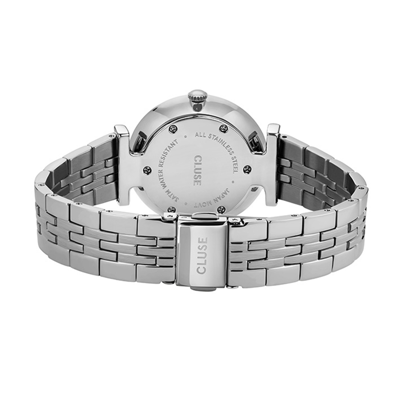 zegarek Cluse CW0101208013 kwarcowy damski Triomphe Silver Salmon Pink Pearl - miniatura 6