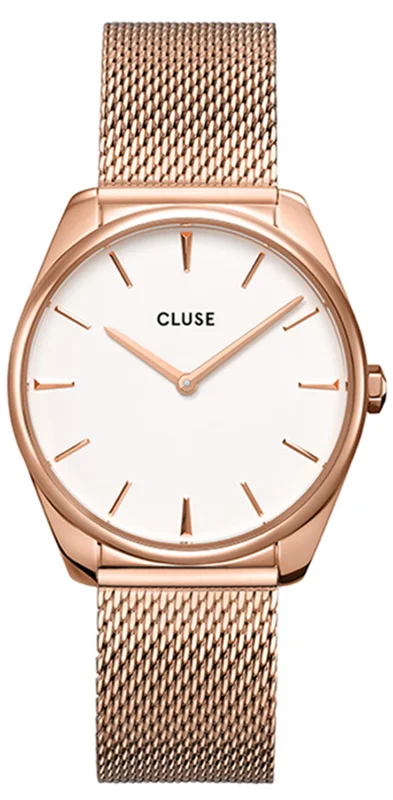 Cluse CW0101212002 Feroce Rose Gold White - zdjęcie 1