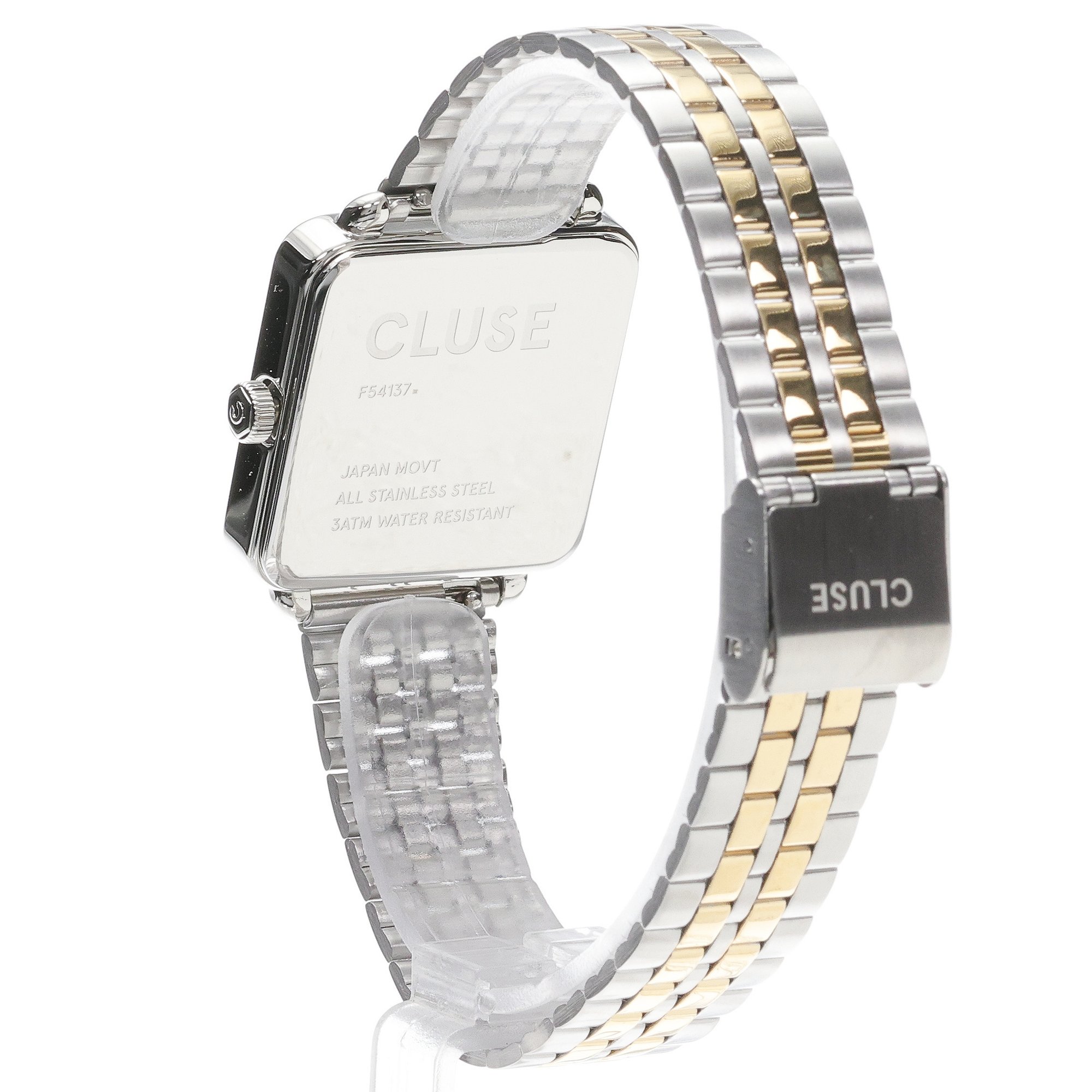 zegarek Cluse CW10313 kwarcowy damski La Tetragone La Tetragone Bicolor Stainless Steel 28mm