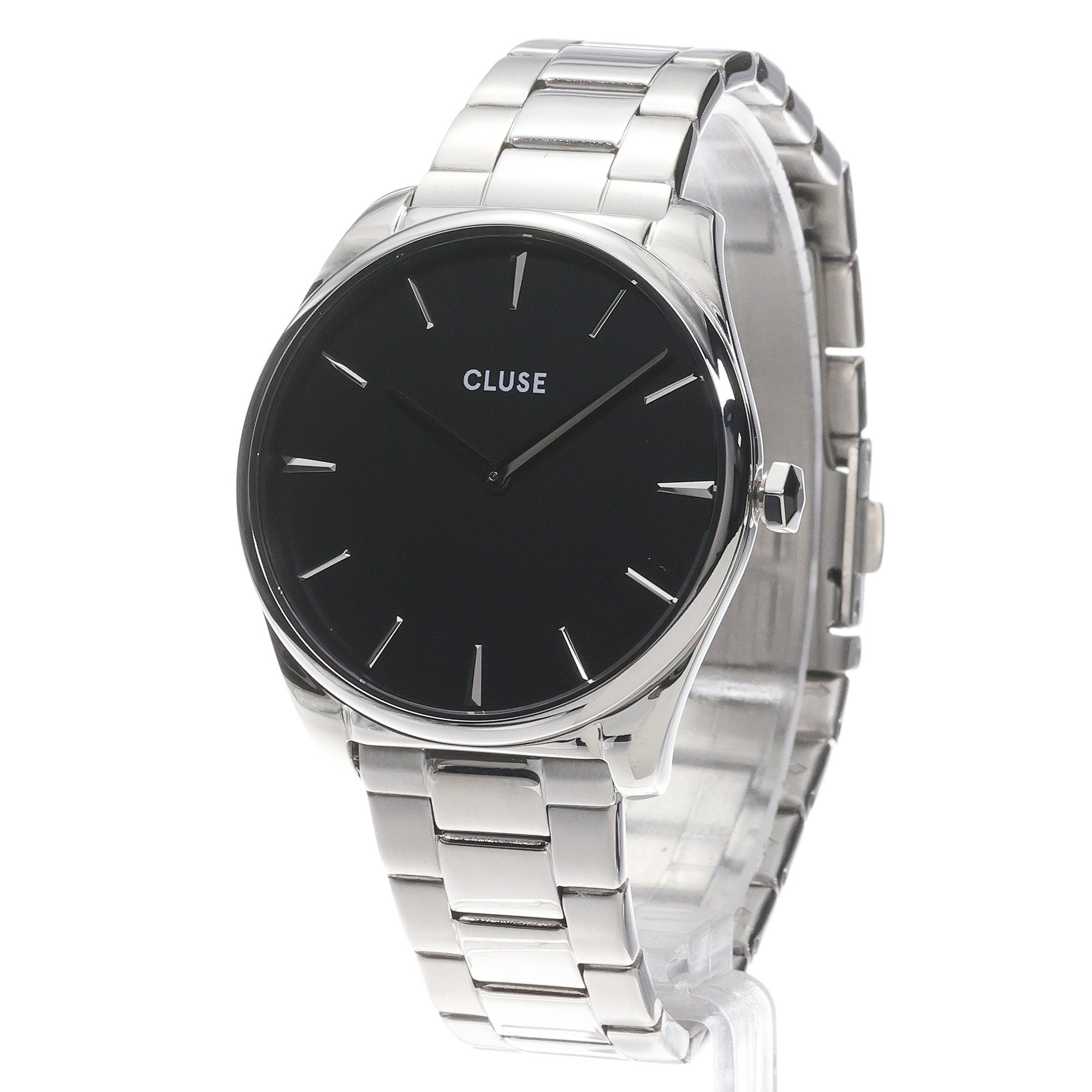 zegarek Cluse CW11103 Steel Black Silver Colour Feroce mineralne - miniatura 2