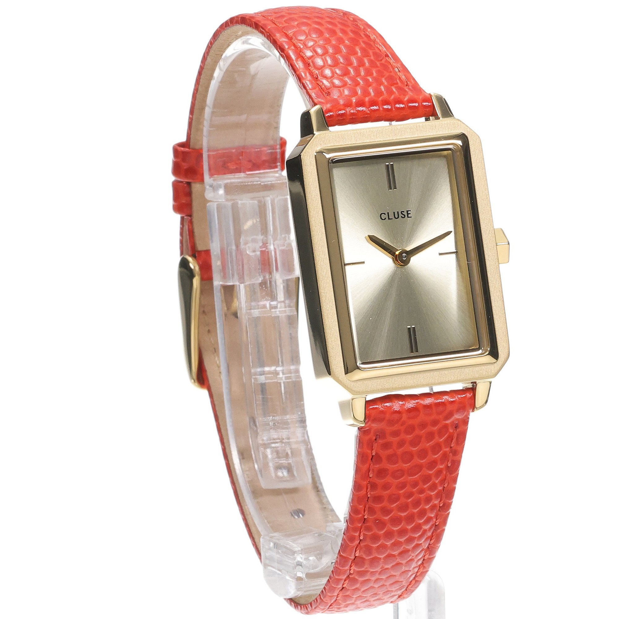 zegarek Cluse CW11505 kwarcowy damski Fluette Coral Lizard-Gold - miniatura 3