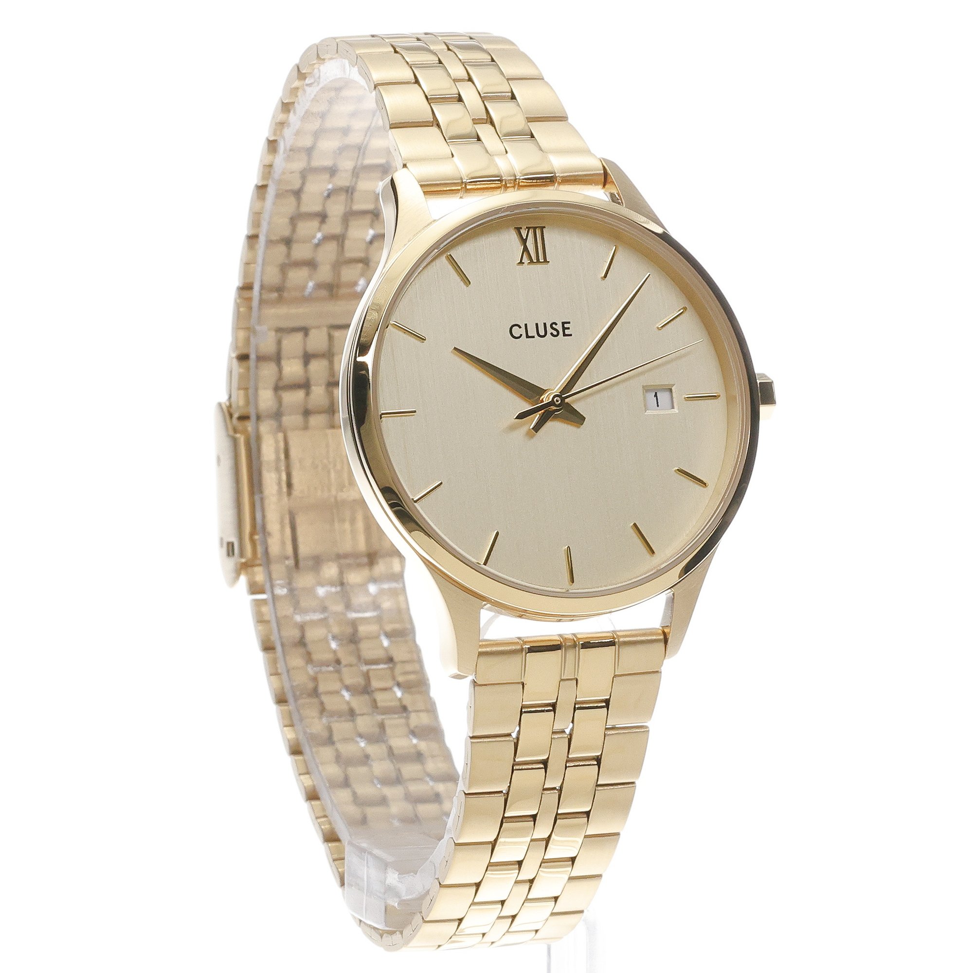zegarek Cluse CW14301 kwarcowy damski Minuit Minuit Gold Stainless Steel 34mm - miniatura 3