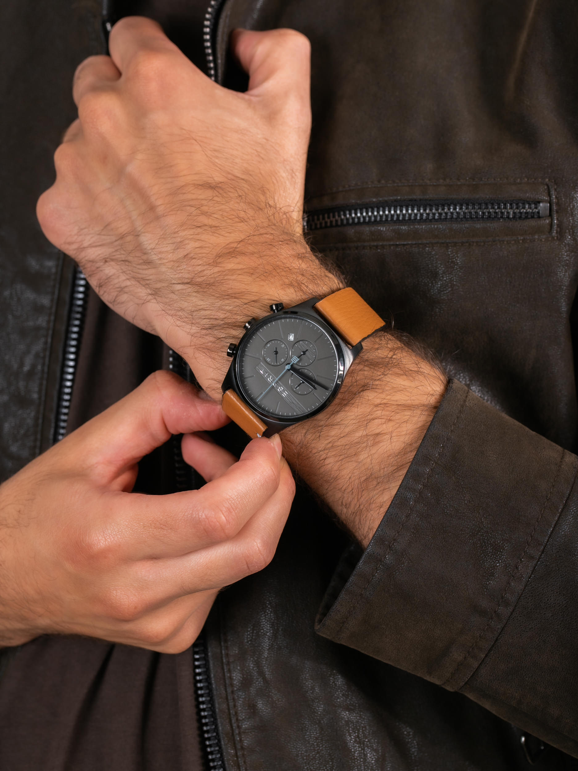 zegarek Esprit ES1G053L0035 męski z chronograf Męskie - miniatura 3