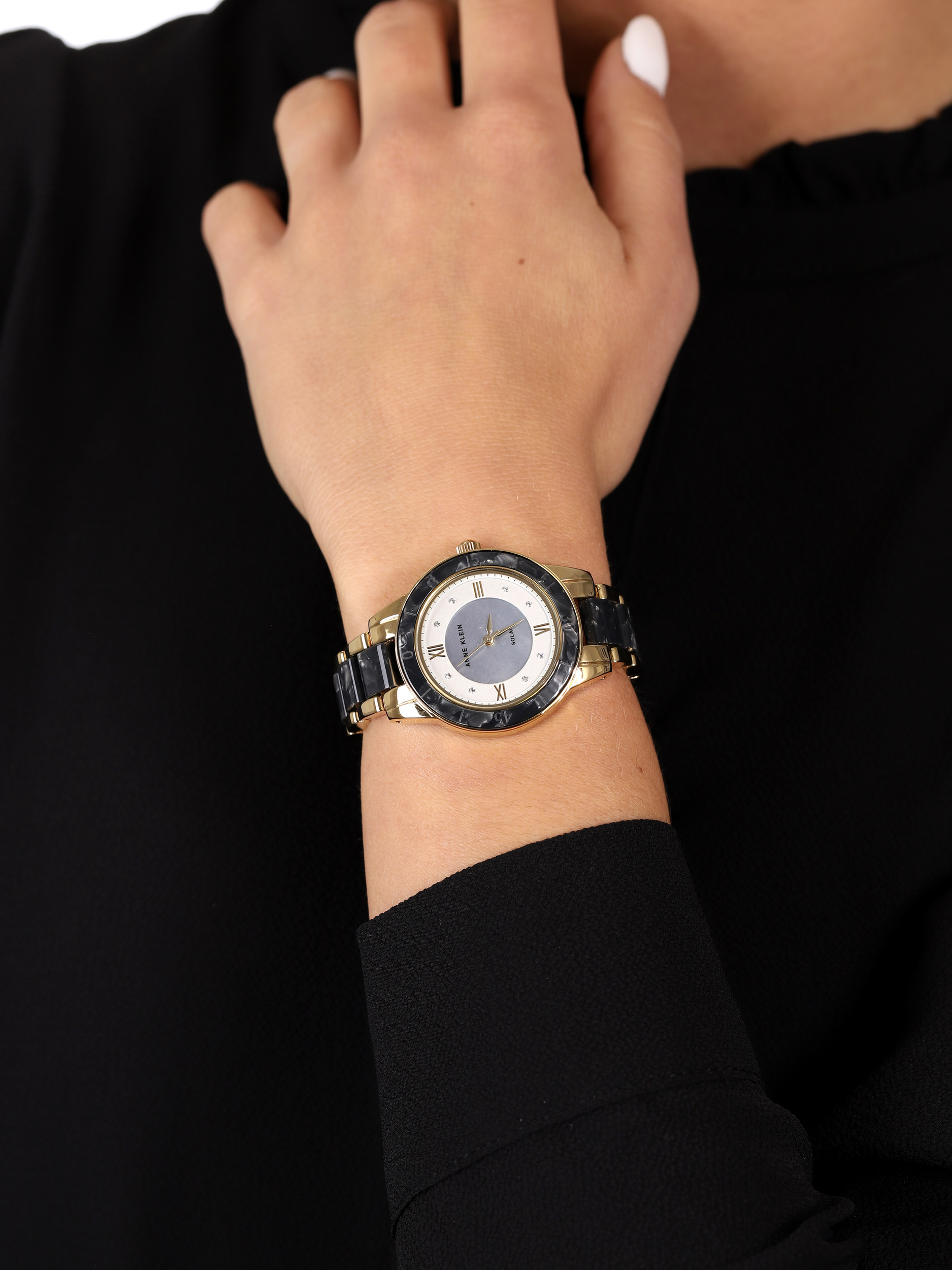 Anne Klein AK-3610GPBK damski zegarek Bransoleta bransoleta - miniatura 3