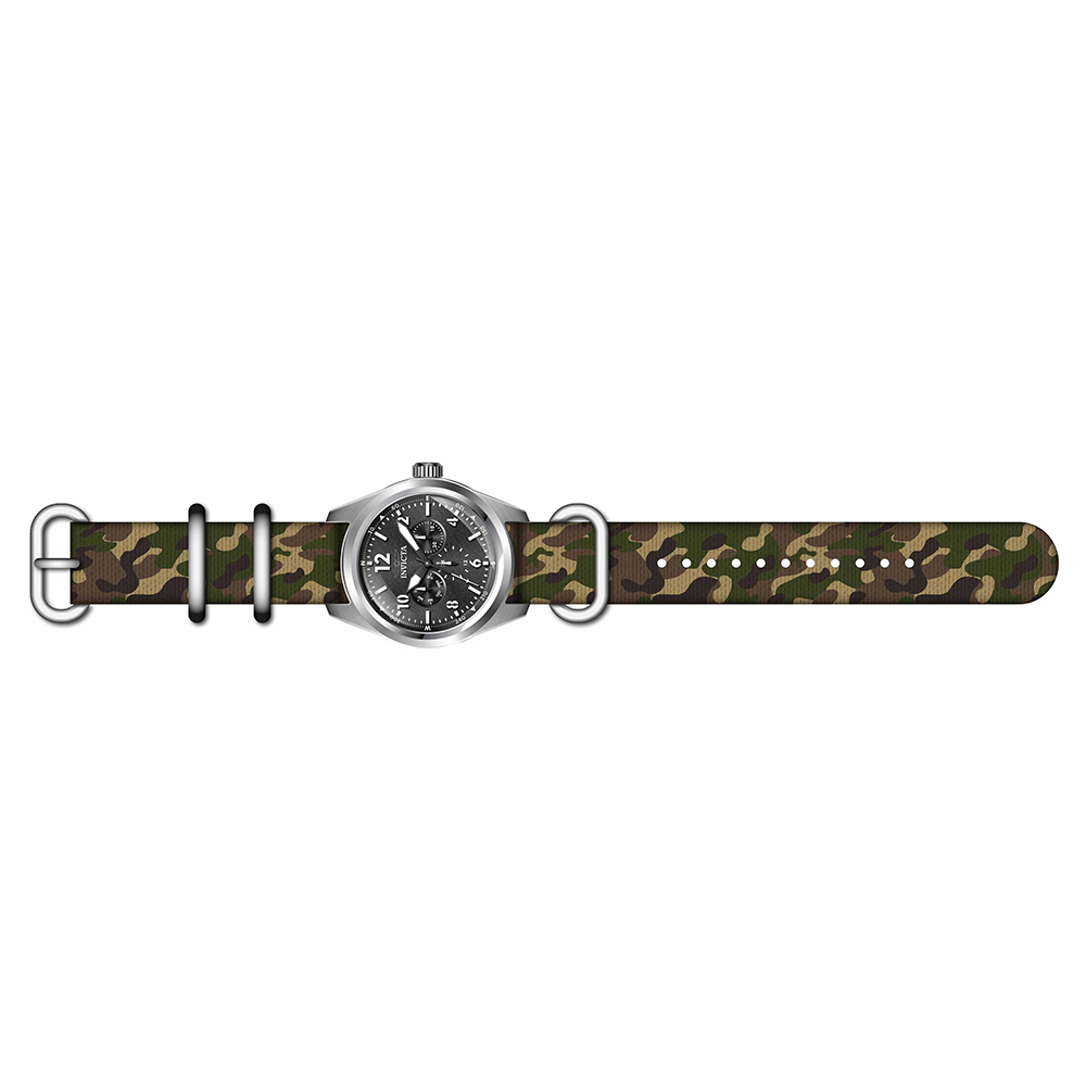 Invicta 33627 zegarek srebrny klasyczny Coalition Forces pasek - miniatura 5
