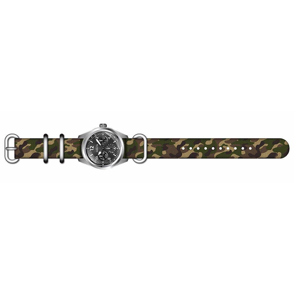 Invicta 33628 zegarek srebrny klasyczny Coalition Forces pasek - miniatura 5