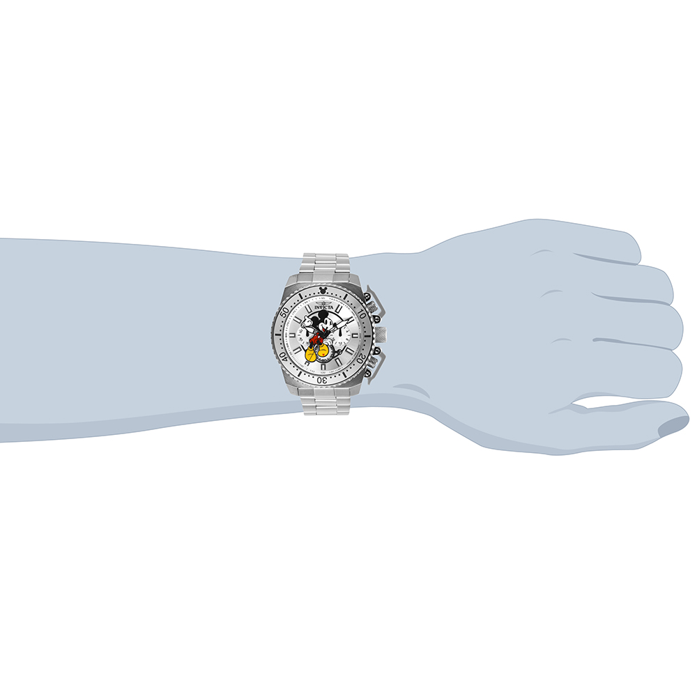 Invicta 27287 zegarek srebrny klasyczny Disney bransoleta - miniatura 5