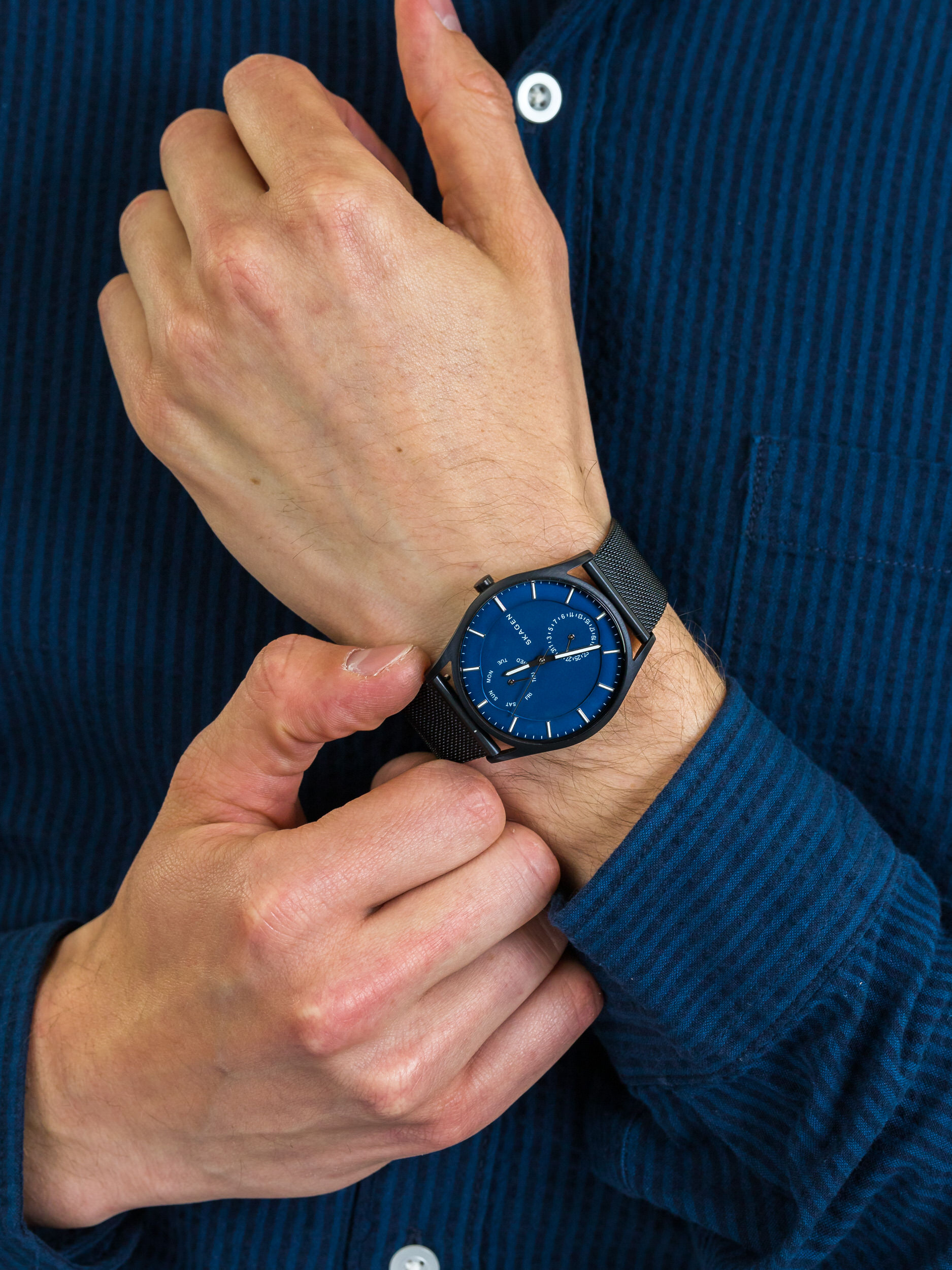 Skagen SKW6450 męski zegarek Holst bransoleta - miniatura 3