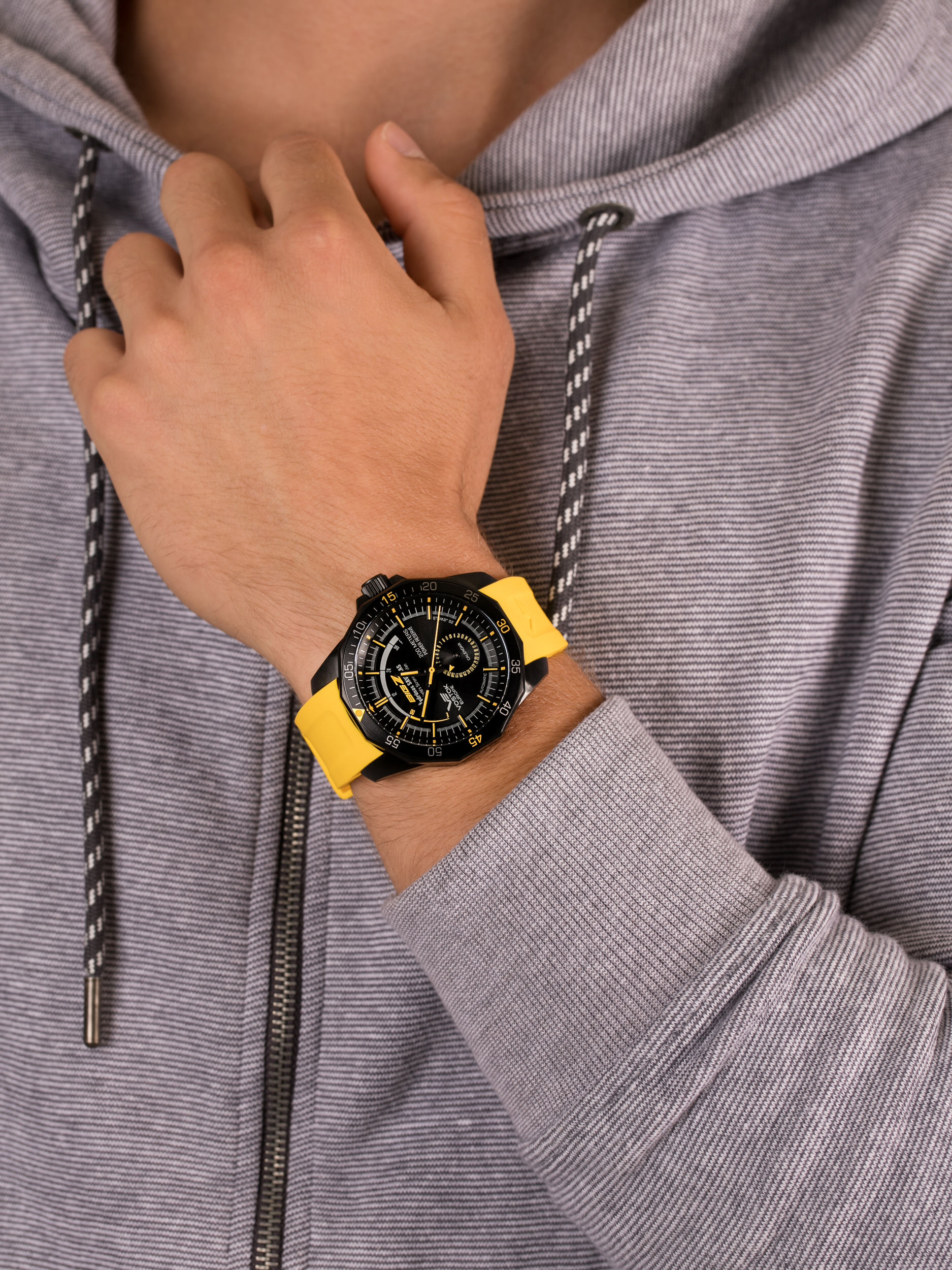 zegarek Vostok Europe NE57-225C417 Rocket N-1 Automatic BIG Z zydrunas Savickas Specials Edition N1 Rocket mineralne utwardzane
