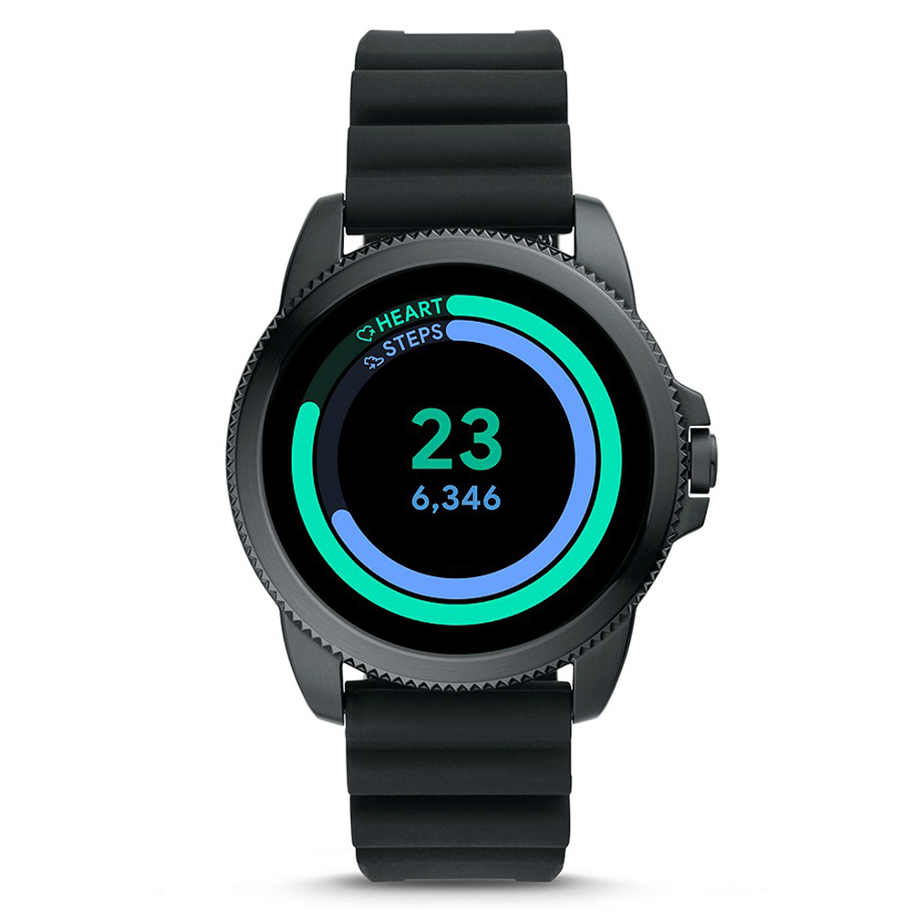 Fossil Smartwatch FTW4047 zegarek czarny sportowy Fossil Q pasek - miniatura 5