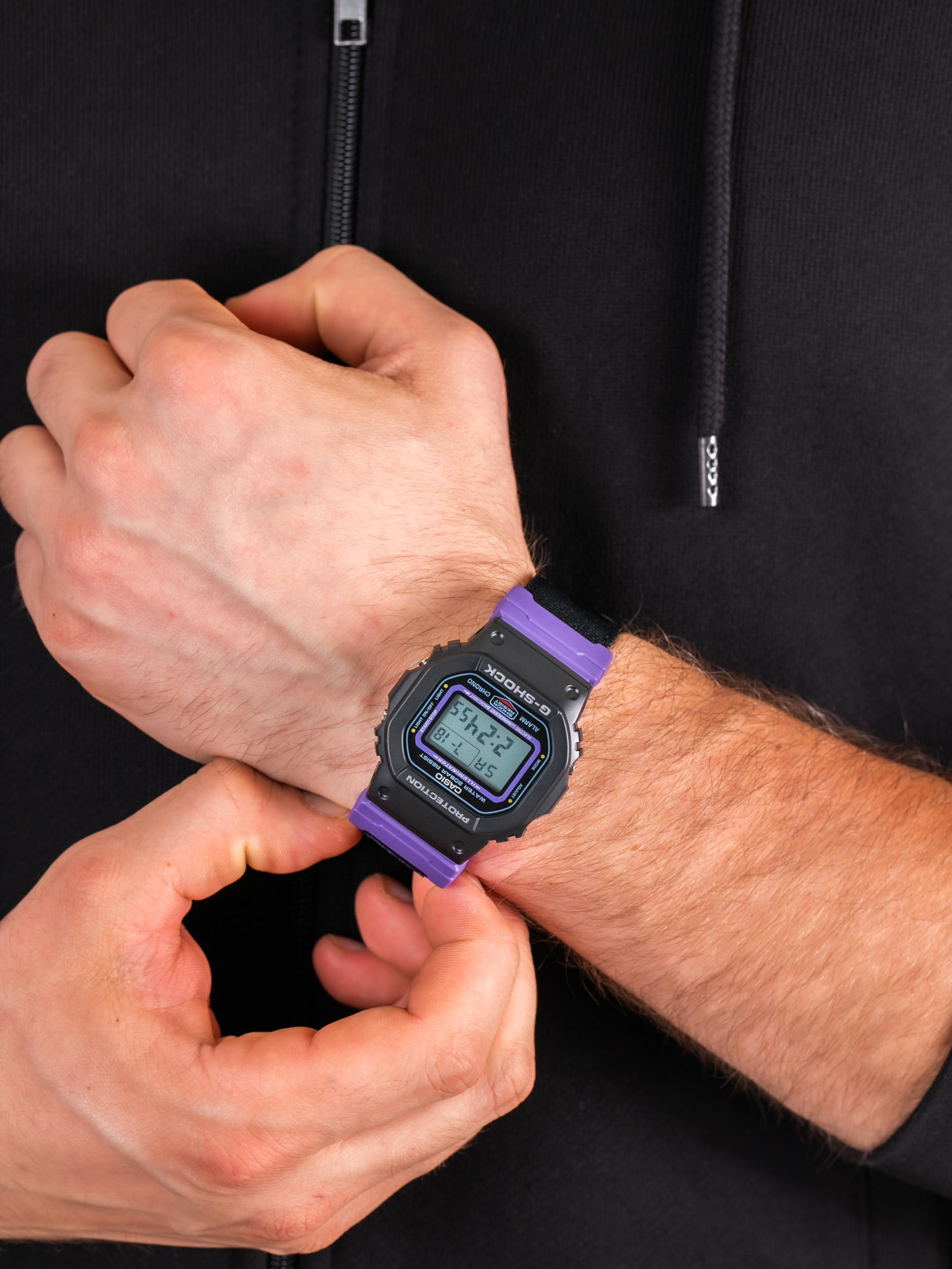 G-Shock DW-5600THS-1ER męski zegarek G-SHOCK Original pasek - miniatura 3