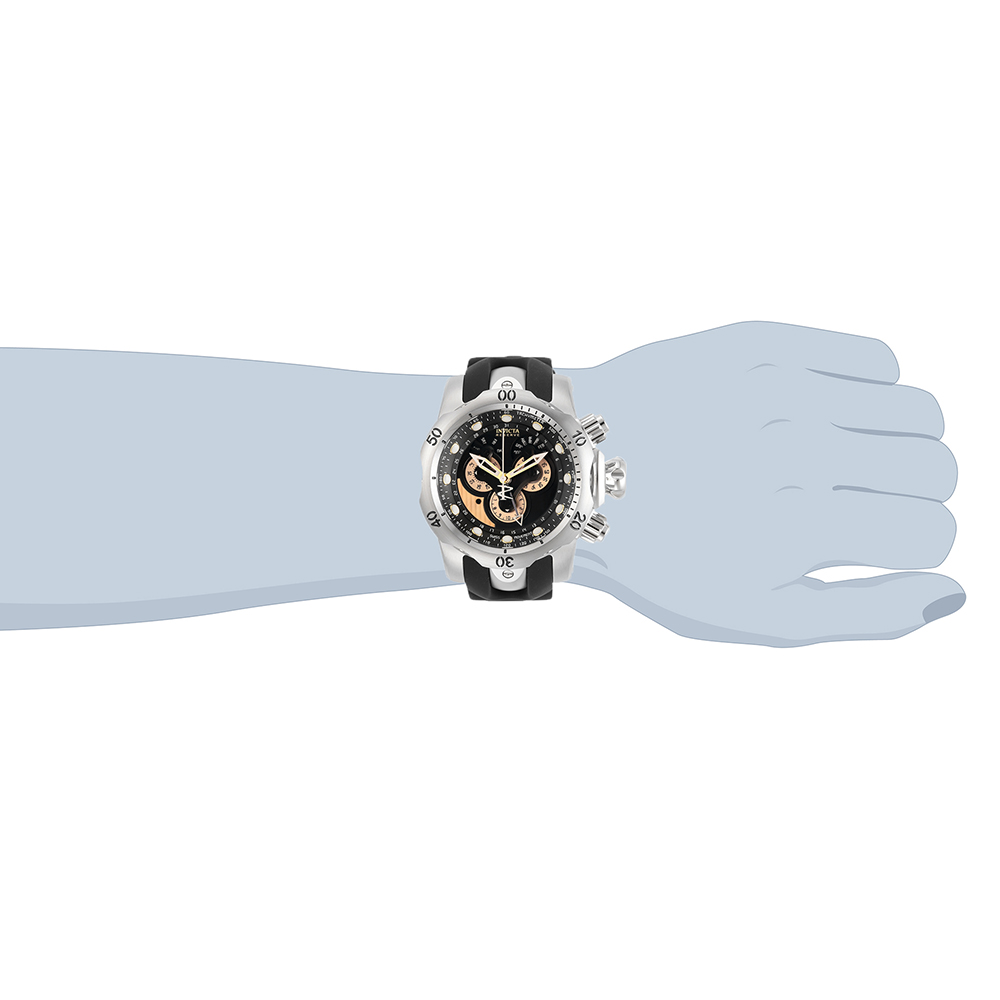 Invicta 32096 zegarek srebrny sportowy Reserve pasek - miniatura 5