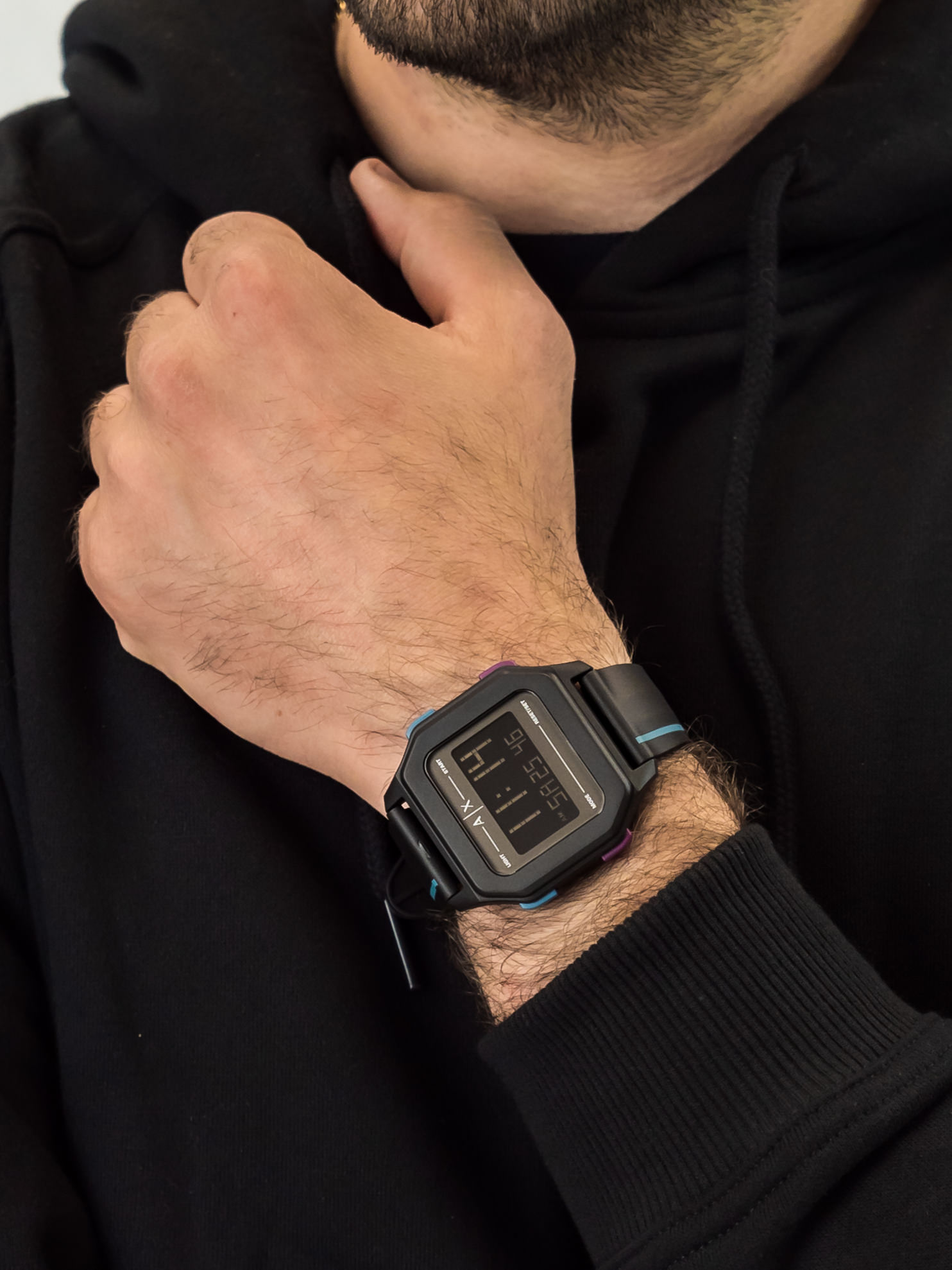 Armani Exchange AX2955 męski zegarek Fashion pasek - miniatura 3