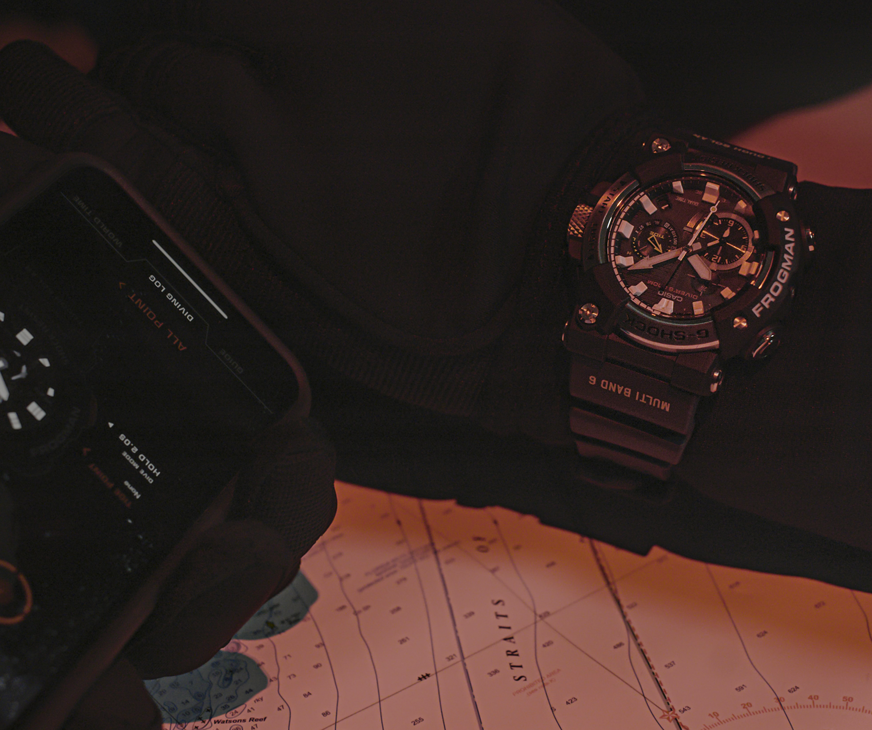 G-Shock GWF-A1000-1A2DR zegarek czarny sportowy G-SHOCK Master of G pasek - miniatura 5