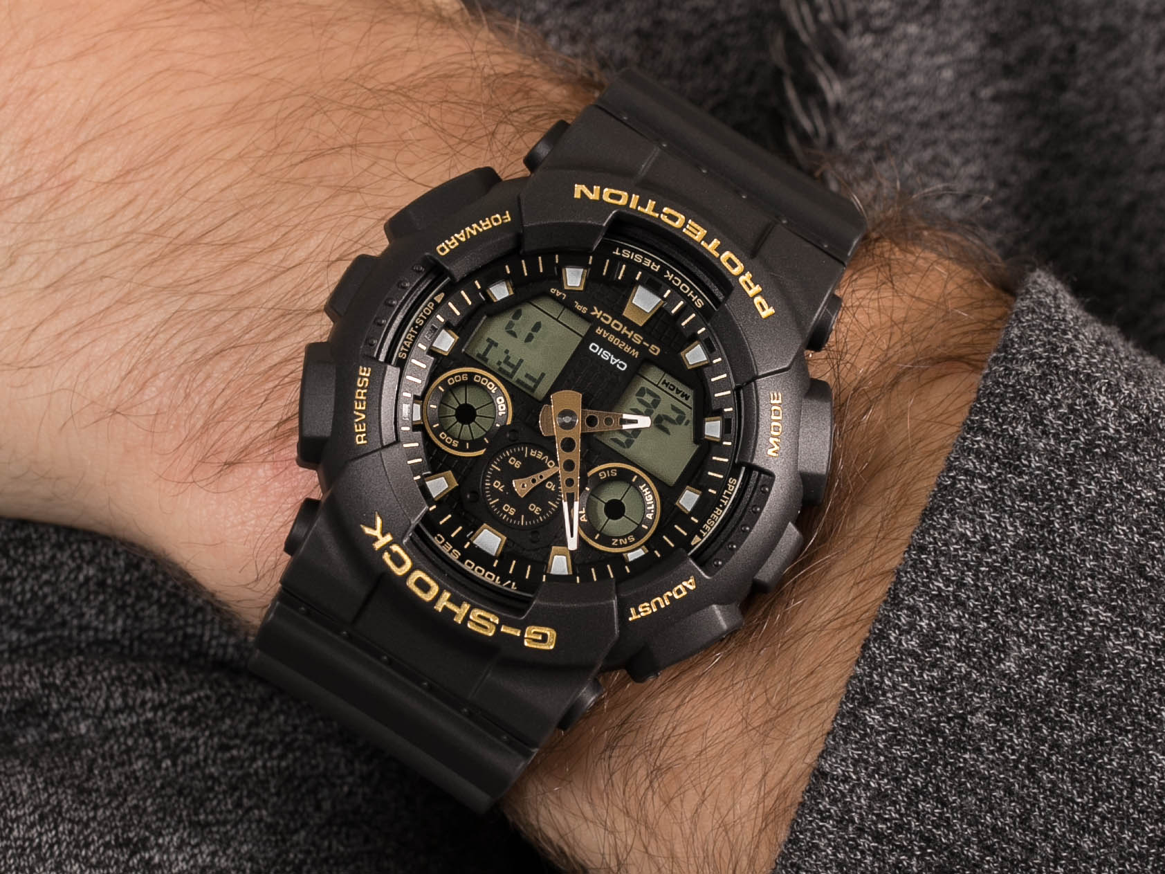 G-Shock GA-100GBX-1A9ER zegarek sportowy G-SHOCK Original