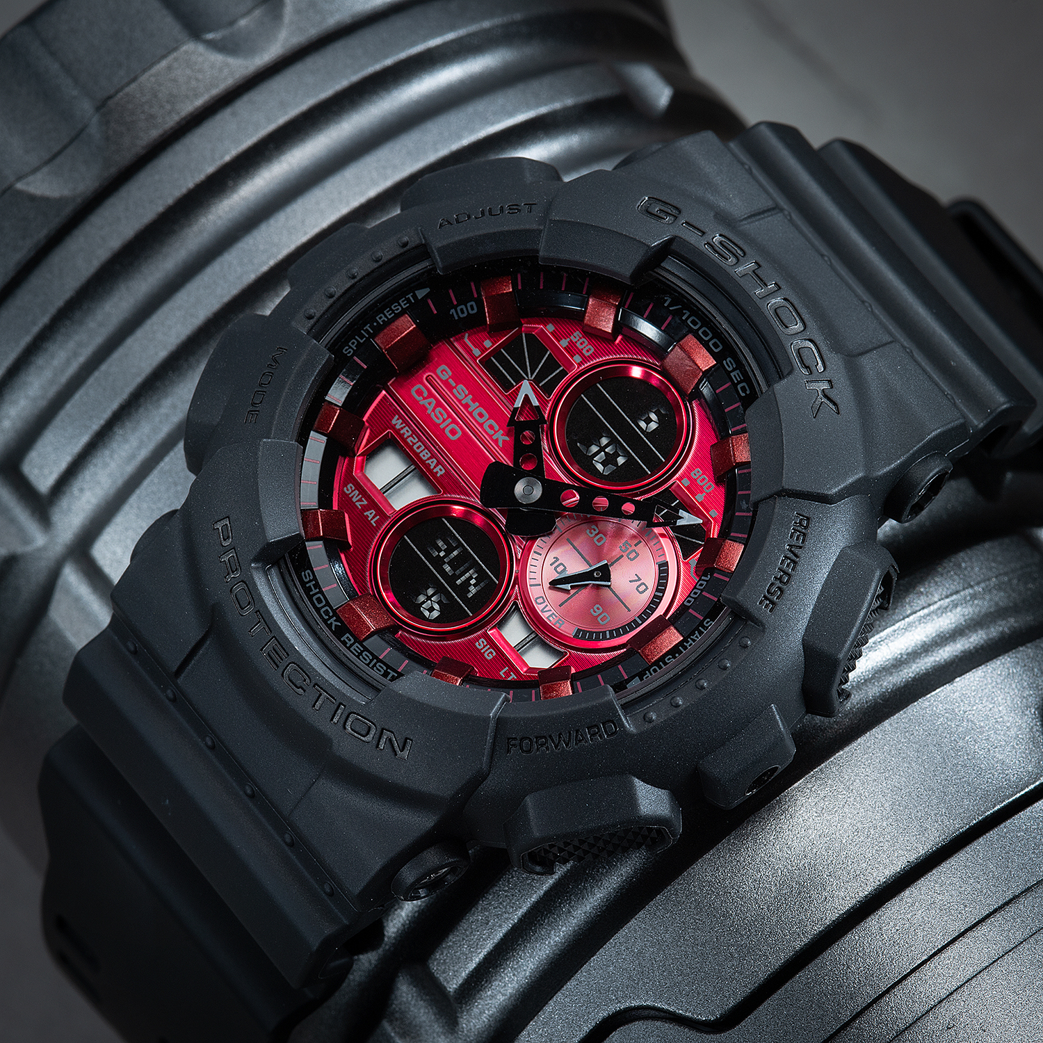 G-Shock GA-140AR-1AER zegarek czarny sportowy G-SHOCK Original pasek - miniatura 5