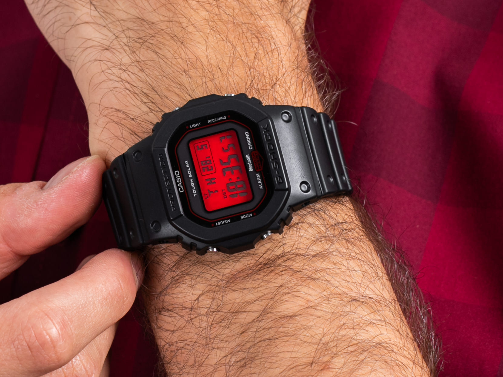 G-Shock GW-B5600AR-1ER zegarek czarny sportowy G-SHOCK Original pasek