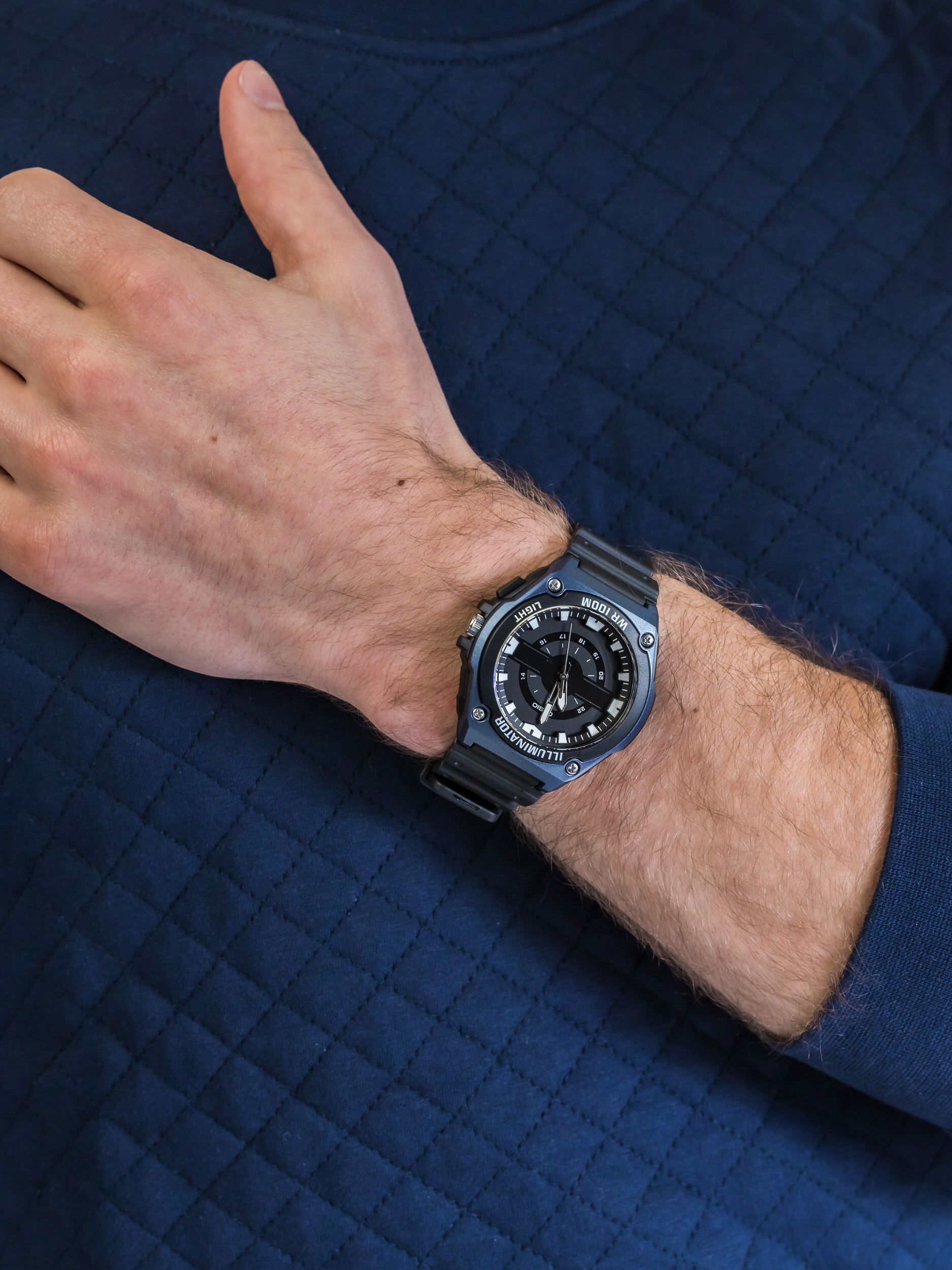 Casio MWC-100H-2AVEF męski zegarek Sportowe pasek