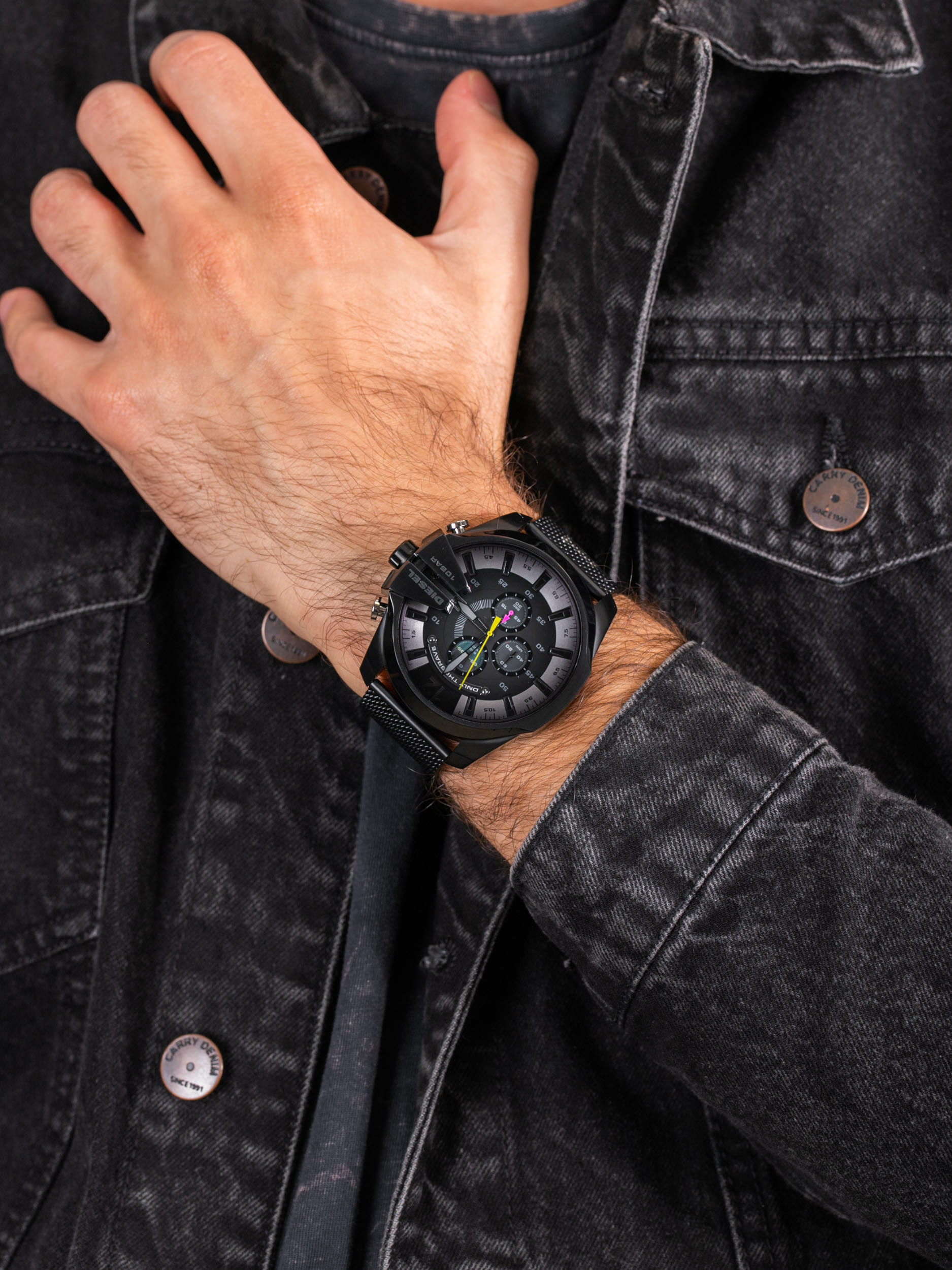 zegarek Diesel DZ4514 męski z chronograf Chief - miniatura 3