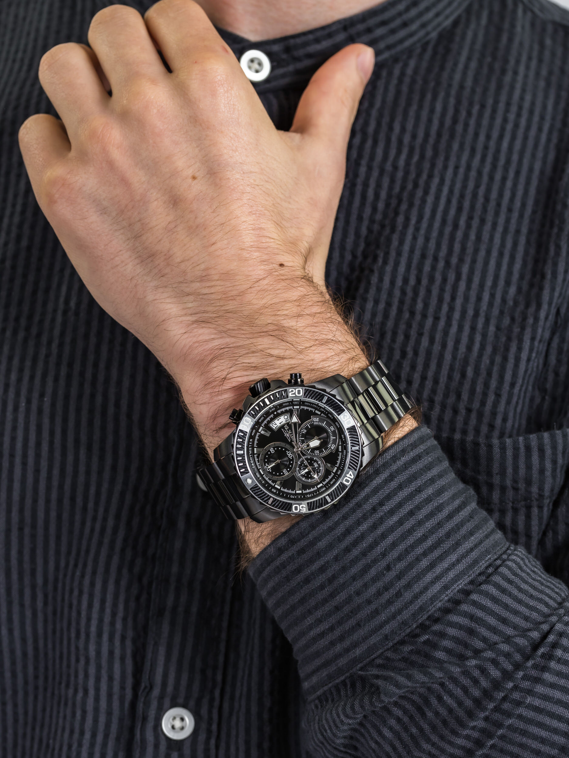 zegarek Invicta 22417 Pro Diver męski z tachometr Pro Diver - miniatura 3