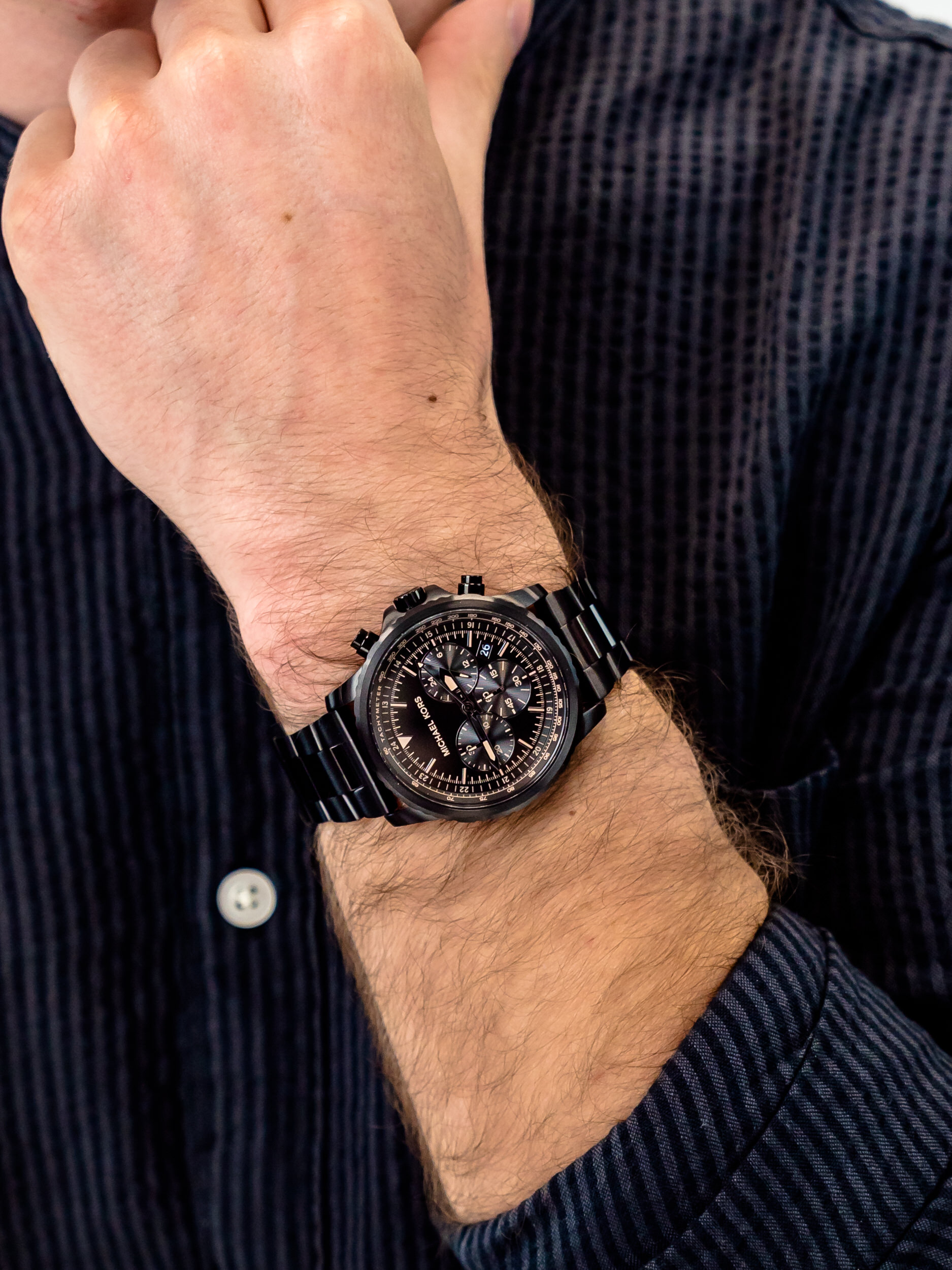 zegarek Michael Kors MK8755 CORTLANDT męski z tachometr Cortlandt - miniatura 3