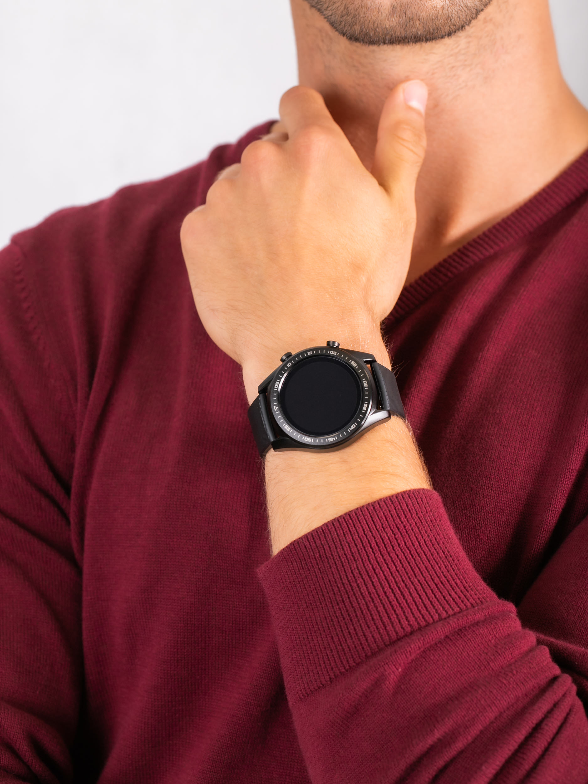 zegarek Rubicon RNCE43BIBX03A1 męski z krokomierz Smartwatch