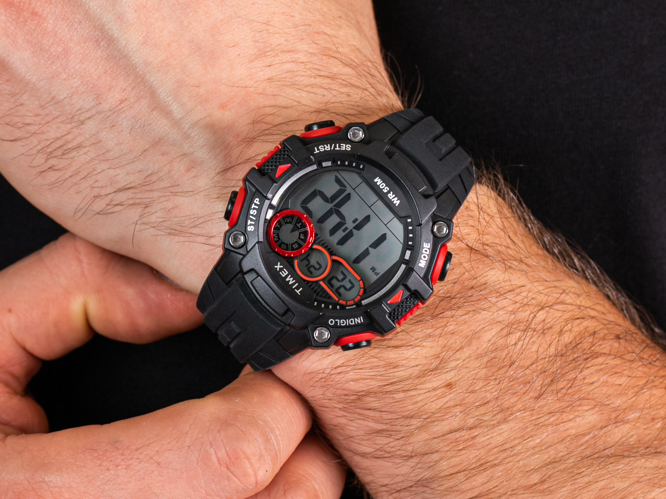 Timex TW5M27000 Lifestyle Digital zegarek sportowy Big Digit DGTL - miniatura 4