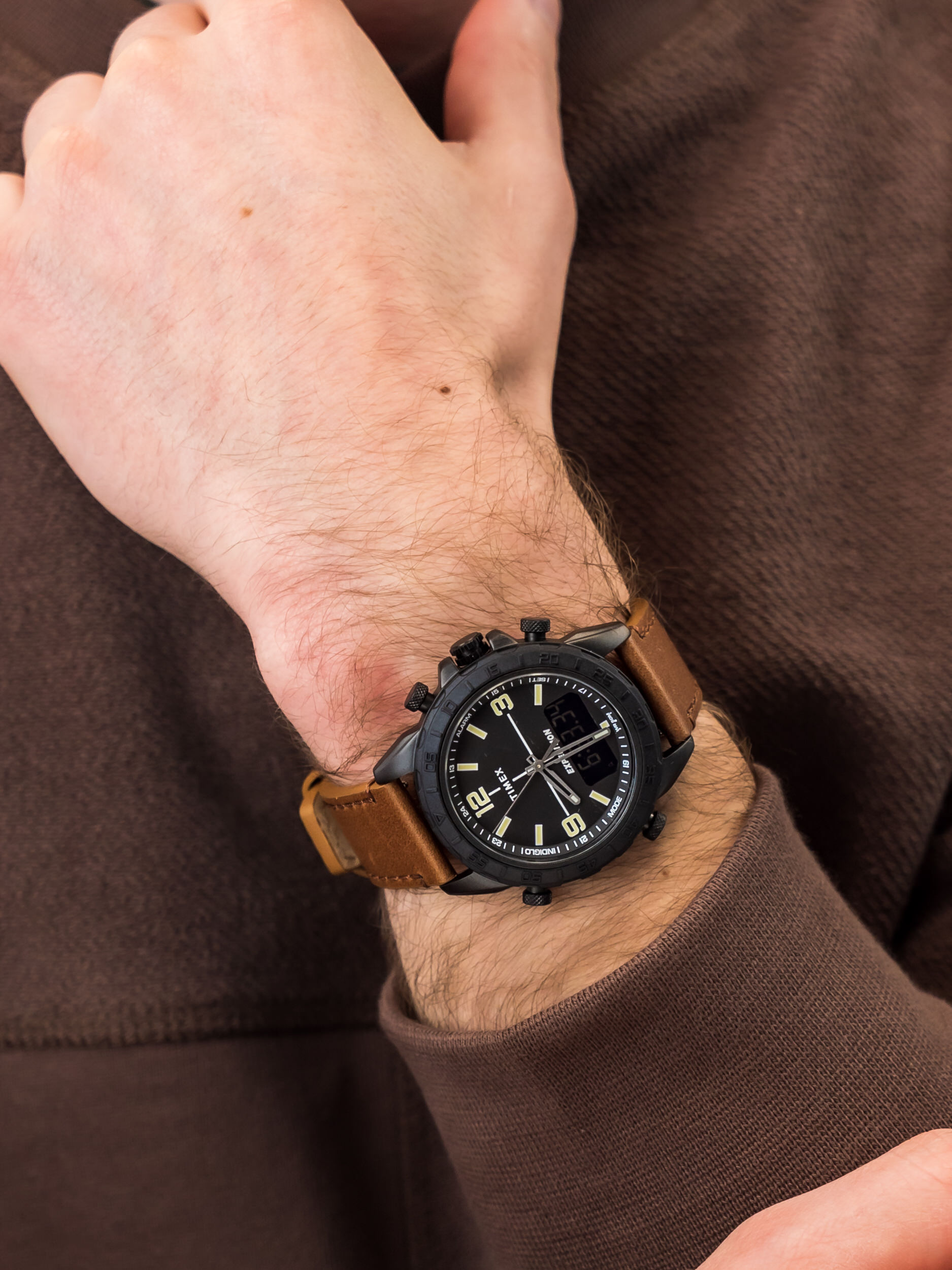 zegarek Timex TW4B17400 Pioneer Combo męski z chronograf Expedition