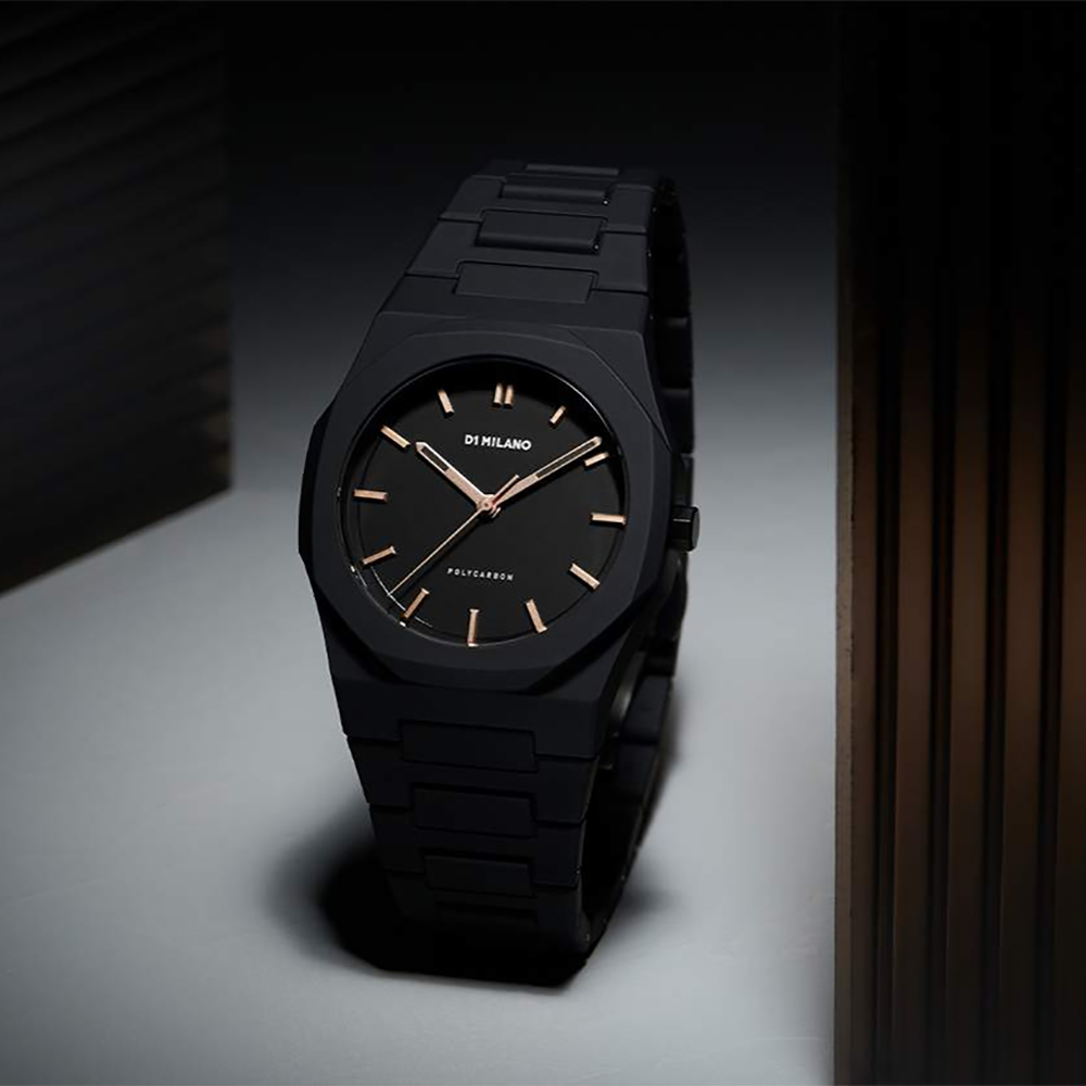 zegarek D1-PCBJ12 czarny Polycarbon - miniatura 7