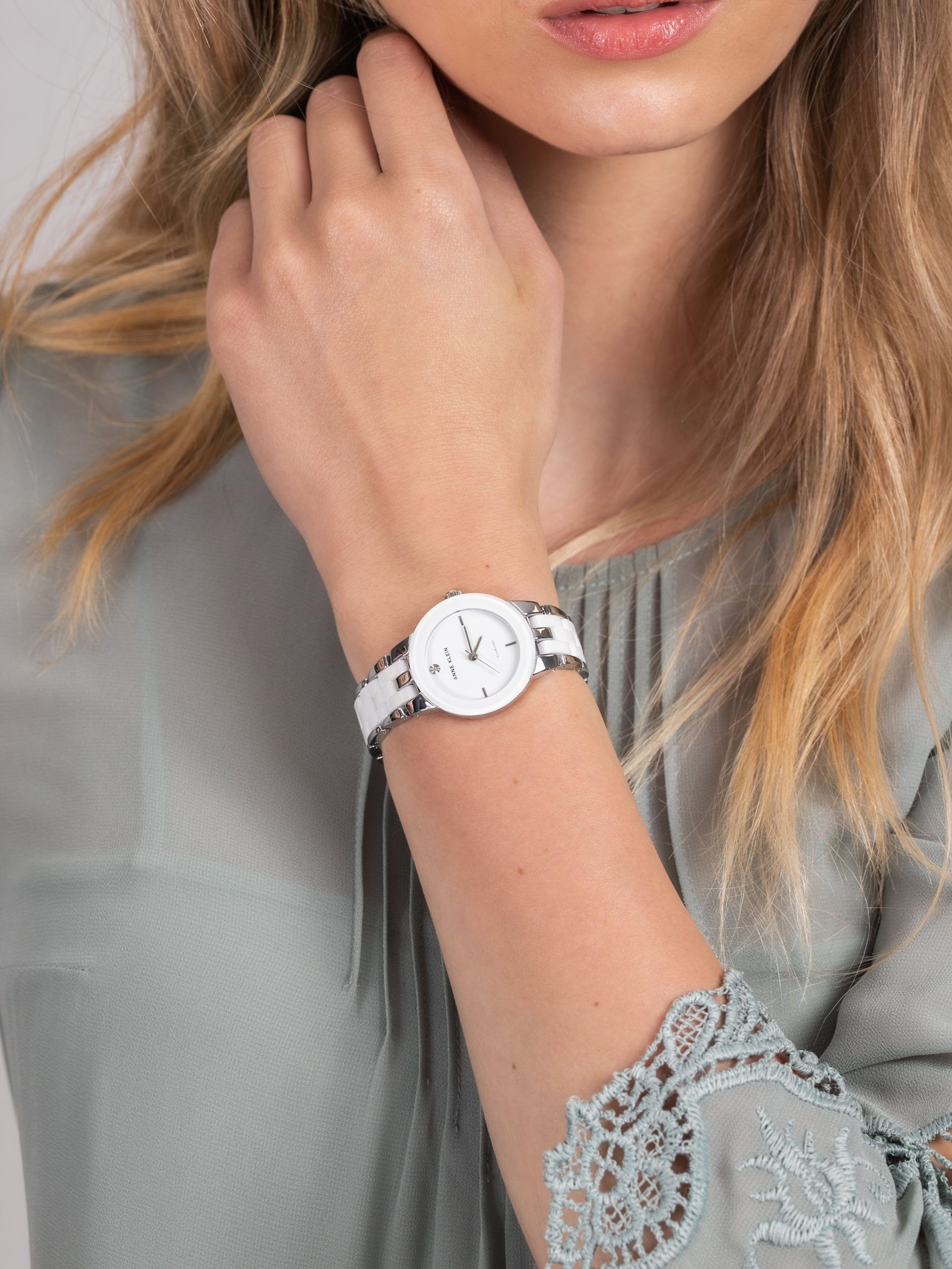 Anne Klein AK-1611WTSV damski zegarek Bransoleta bransoleta - miniatura 3