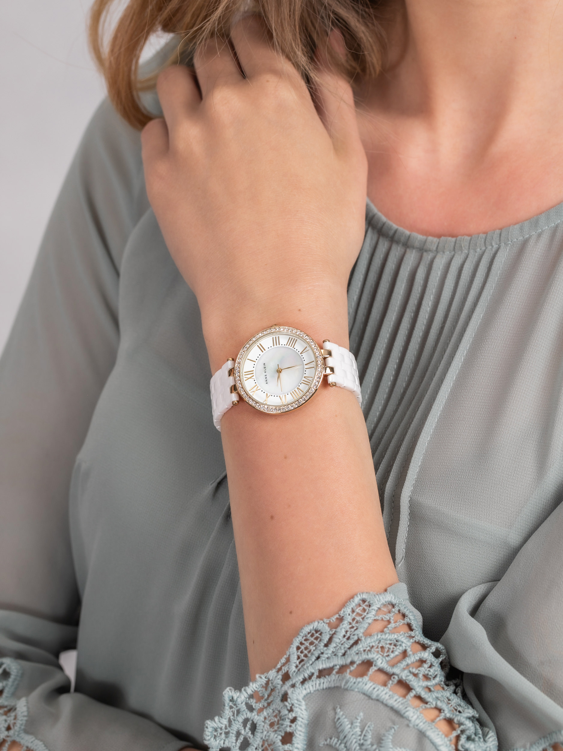 Anne Klein AK-2130WTGB damski zegarek Bransoleta bransoleta - miniatura 3