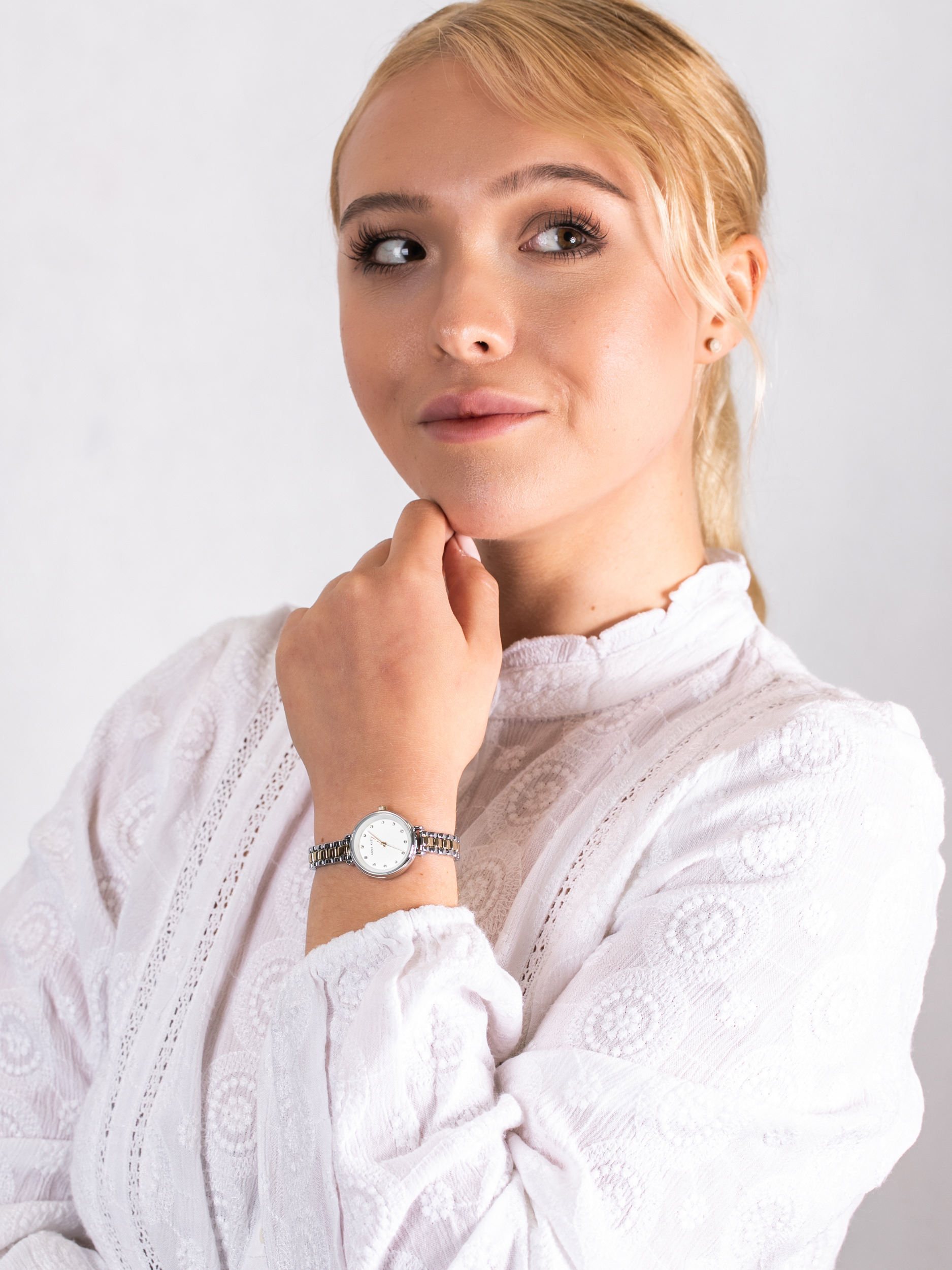 Anne Klein AK-2663SVTT zegarek damski Bransoleta - miniatura 2