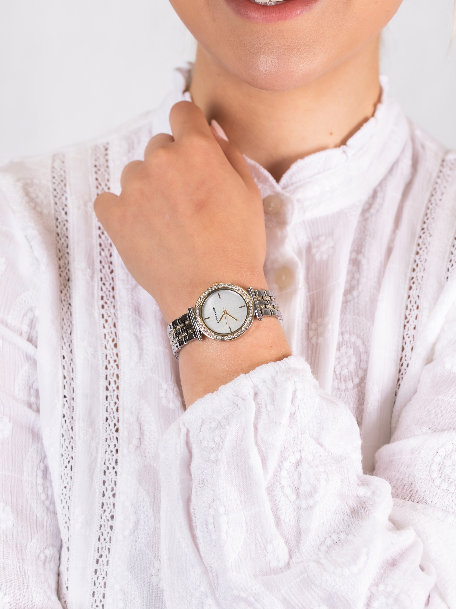 Anne Klein AK-3409SVTT damski zegarek Bransoleta bransoleta - miniatura 3