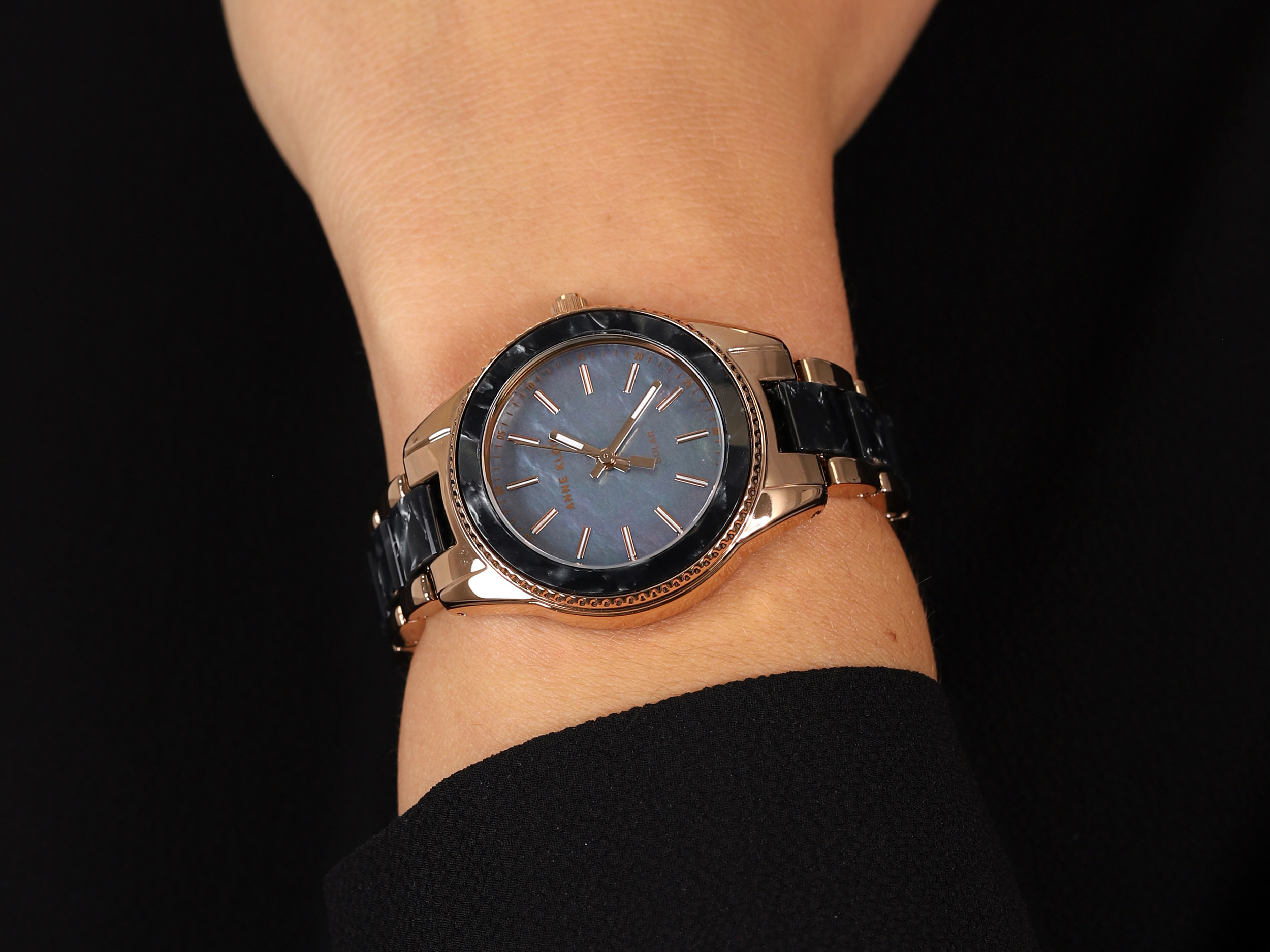 Anne Klein AK-3770BKRG zegarek klasyczny Bransoleta - miniatura 4