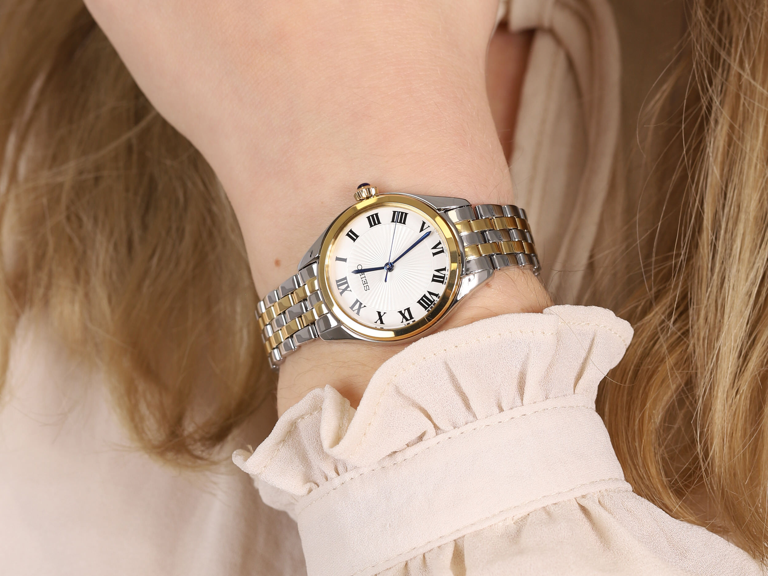 Seiko SUR330P1 Classic Quartz Lady zegarek klasyczny Classic - miniatura 4