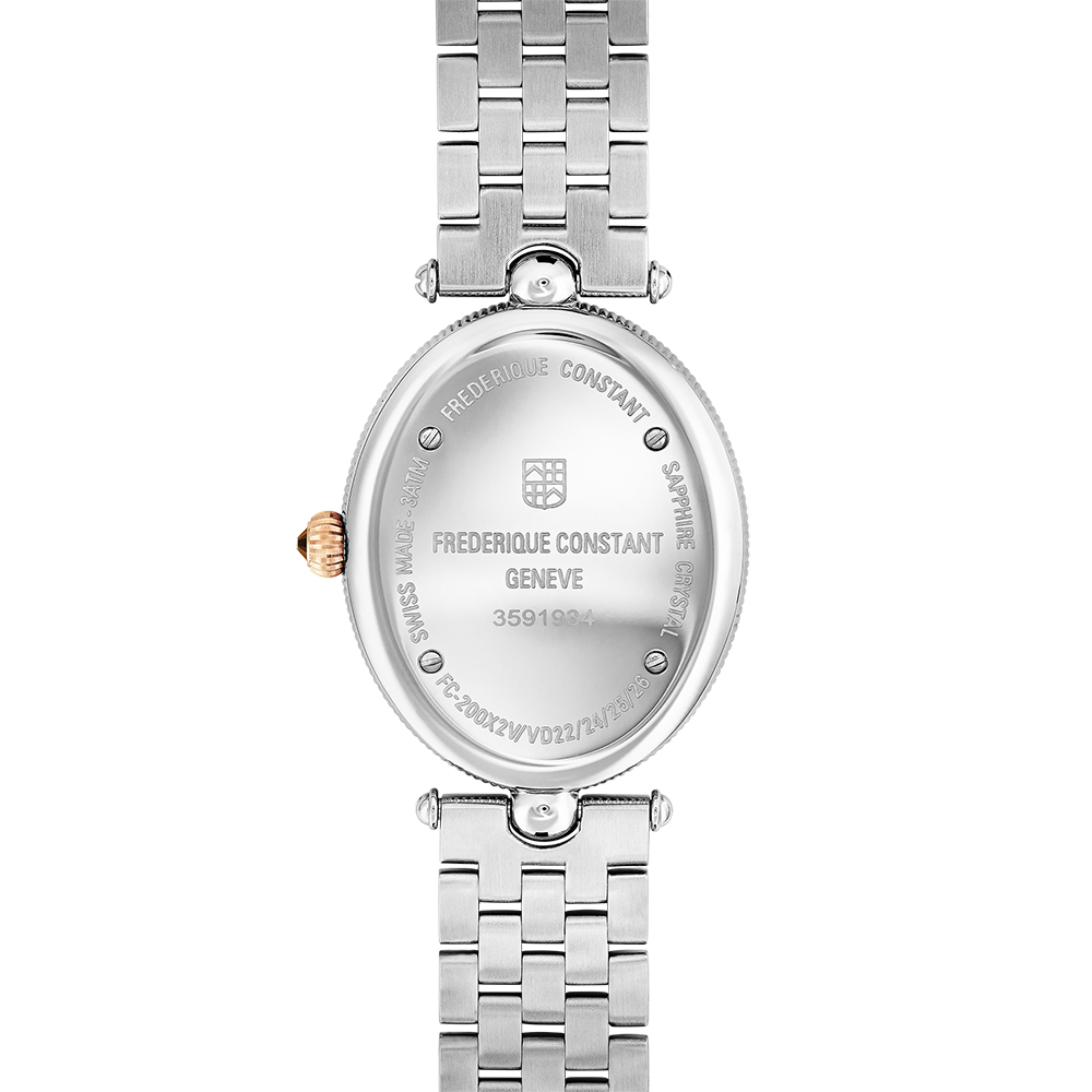 zegarek Frederique Constant FC-200RMPN2V2B kwarcowy damski Classics CLASSICS ART DECO OVAL - miniatura 5