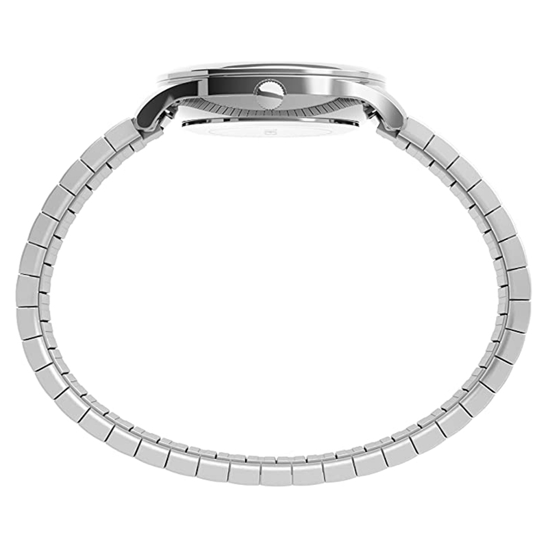 Timex TW2U40300 zegarek srebrny klasyczny Easy Reader bransoleta - miniatura 5