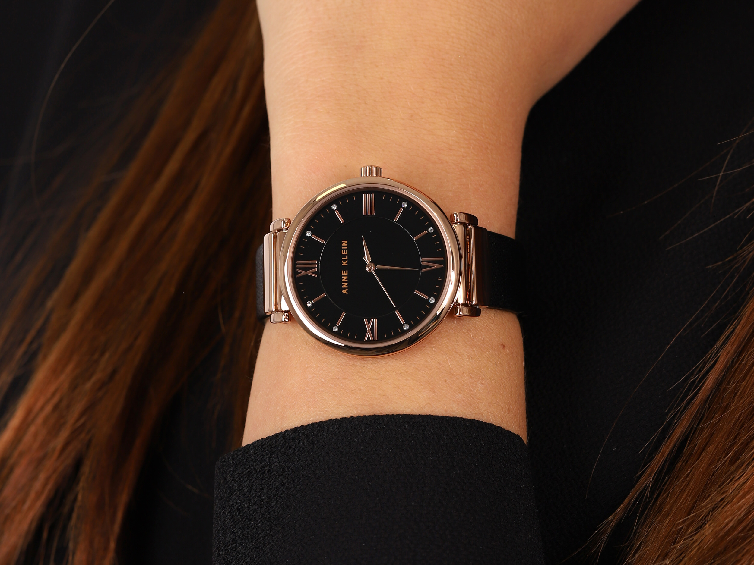 Anne Klein AK-2666RGBK zegarek fashion/modowy Pasek - miniatura 4
